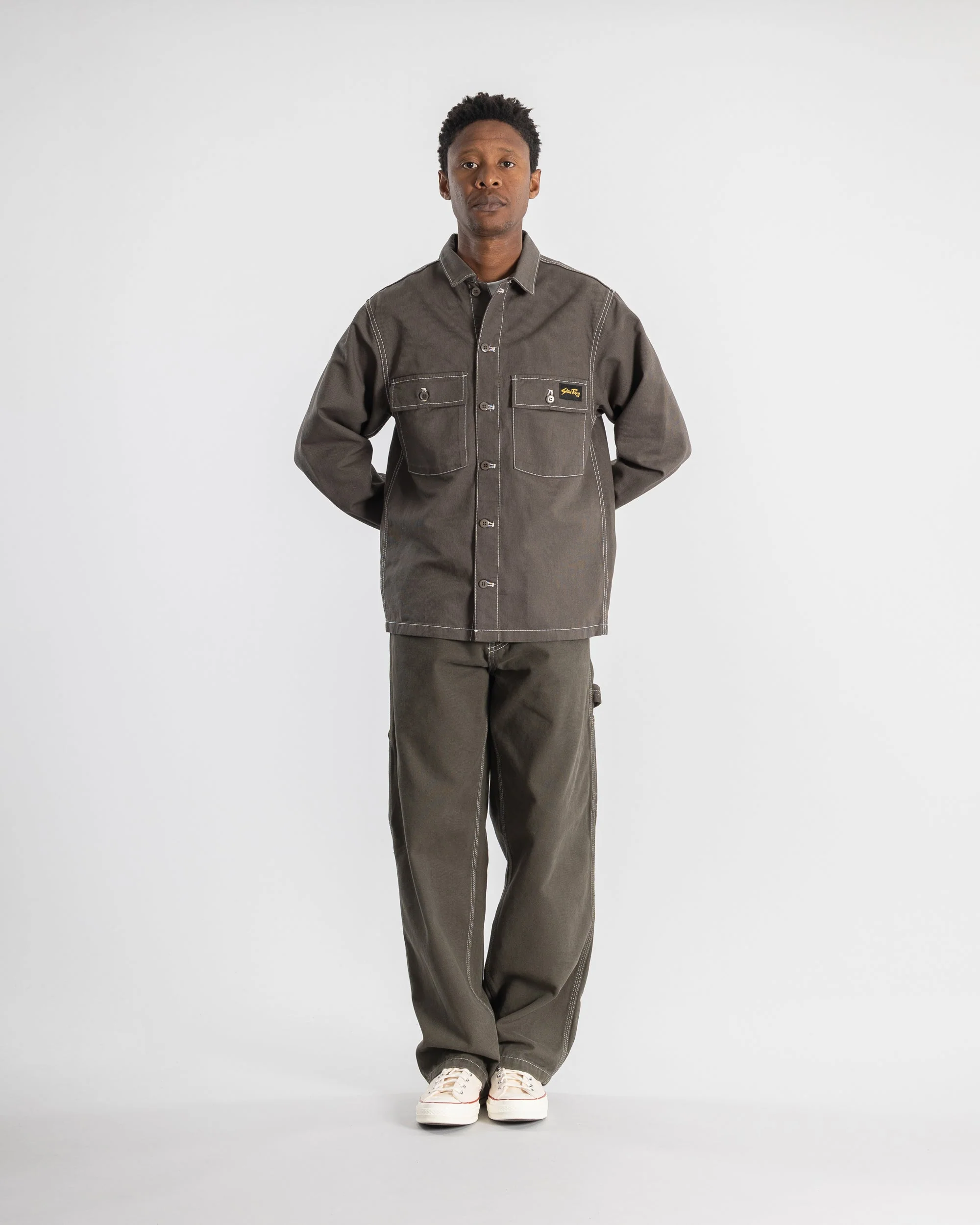 CPO Shirt - Charcoal Bedford - Image 2