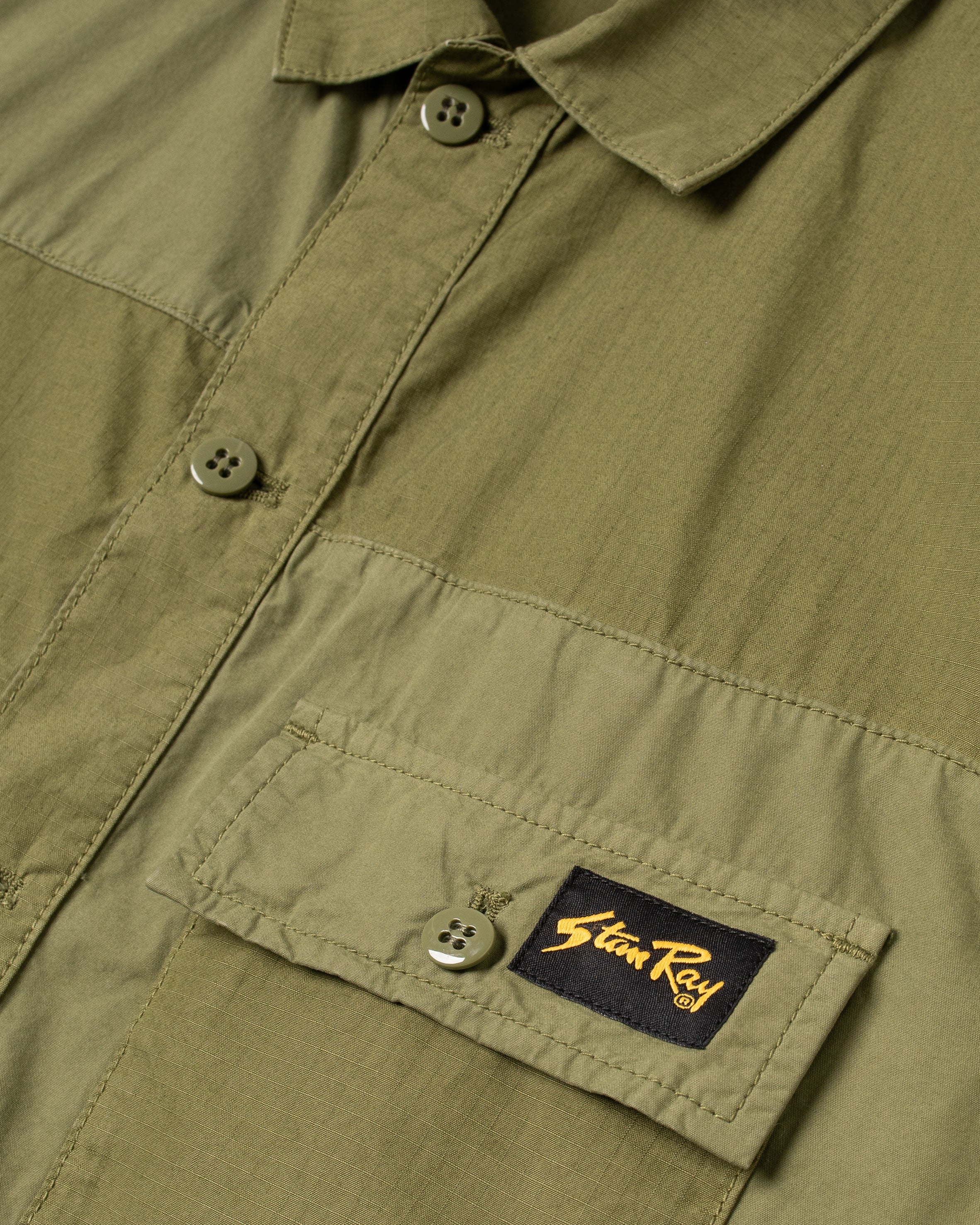 Cpo Shirt - Olive/Poplin Mix - Image 5