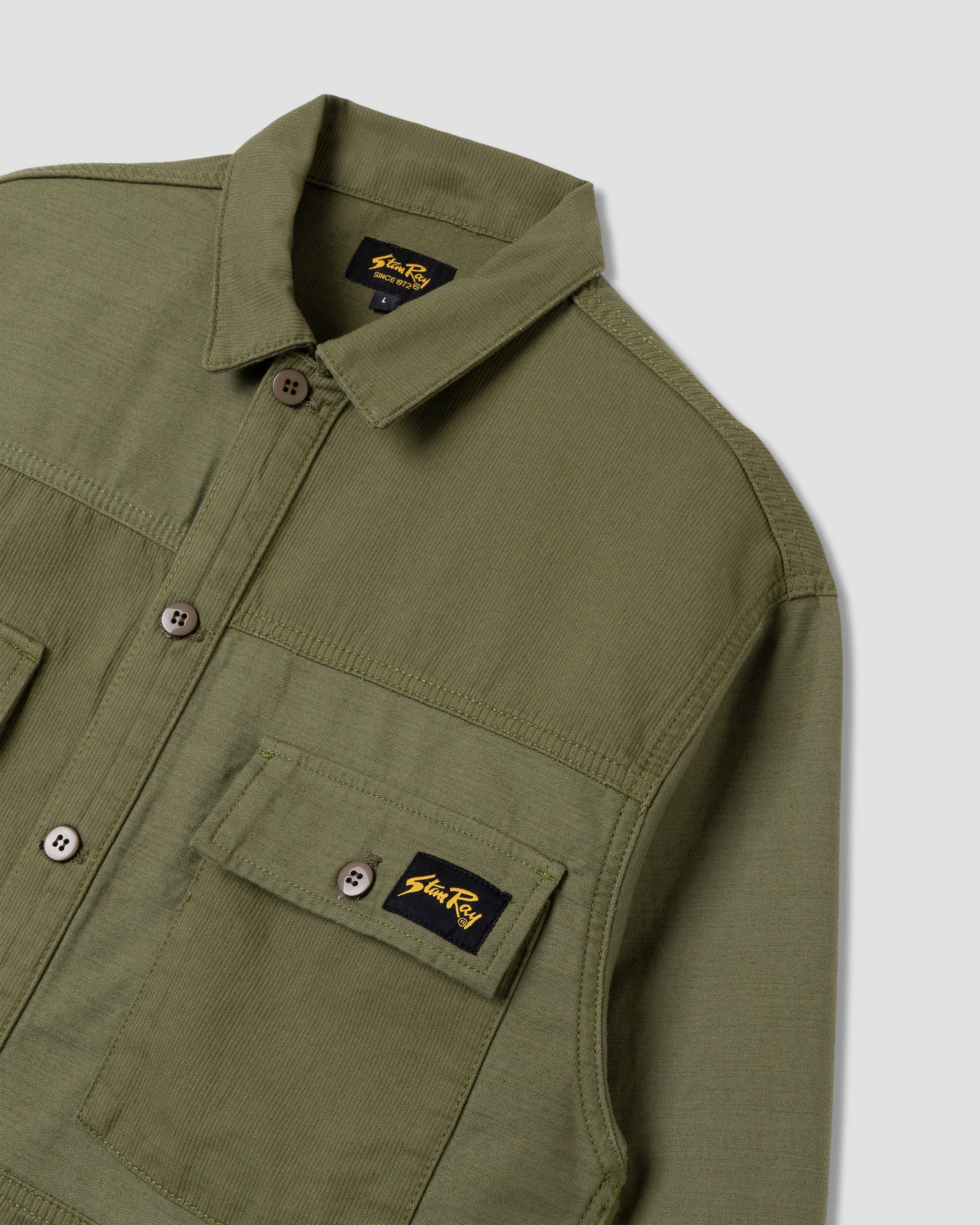 CPO Shirt - Olive Poplin/Sateen - Image 5