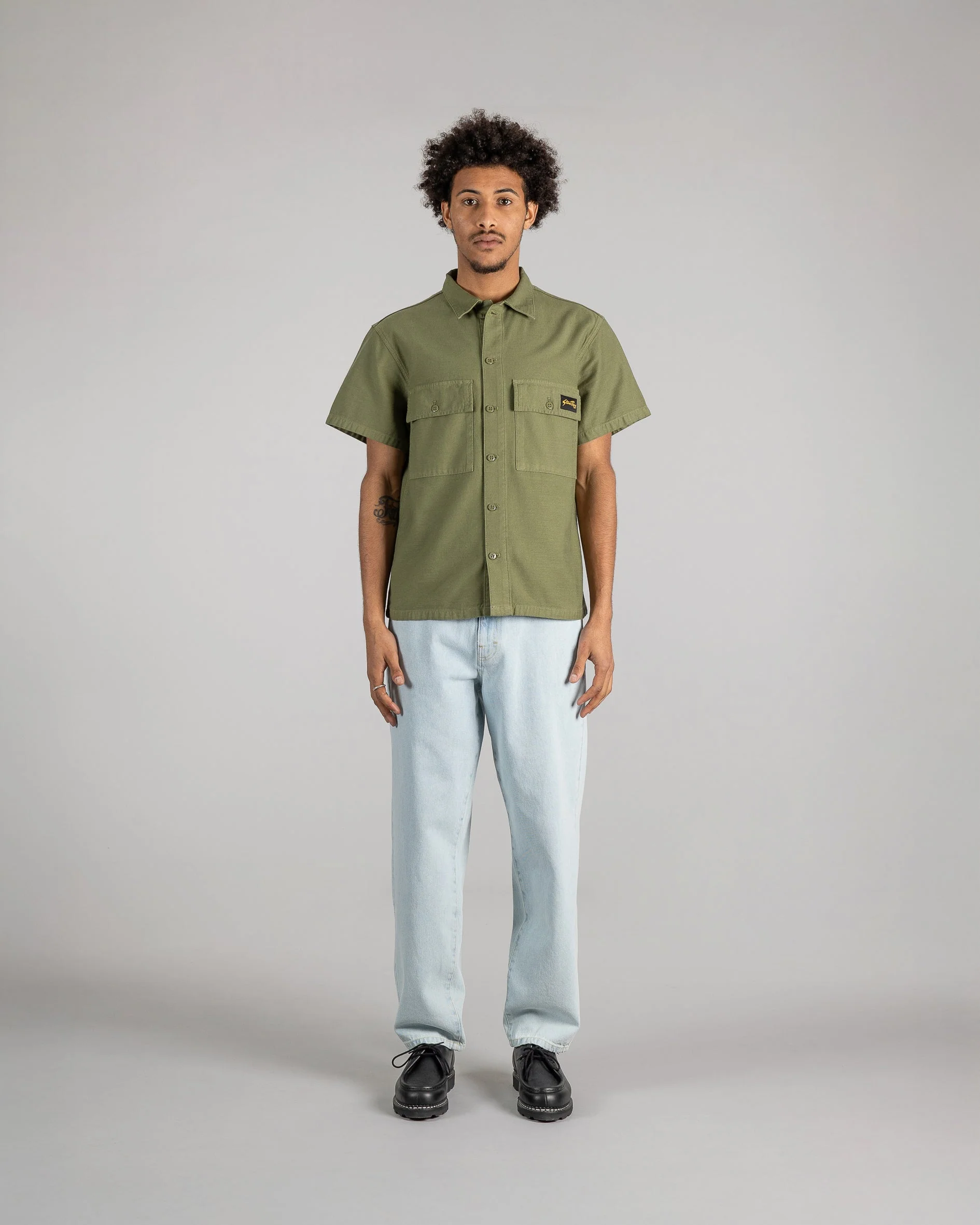 Cpo Short Sleeve Shirt - Olive - Image 7