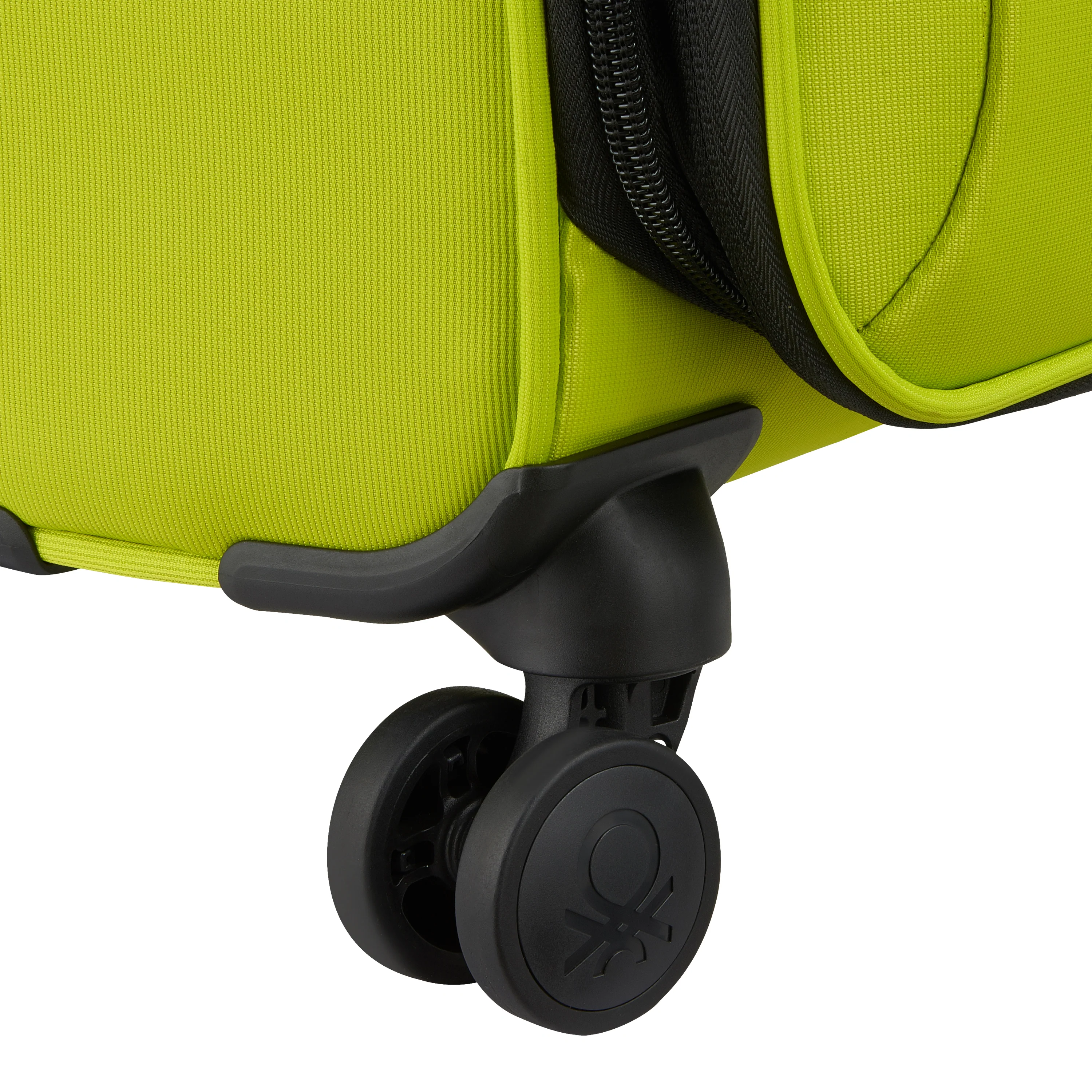 Valise Trolley Petite Color Block - Citron Vert - Image 3