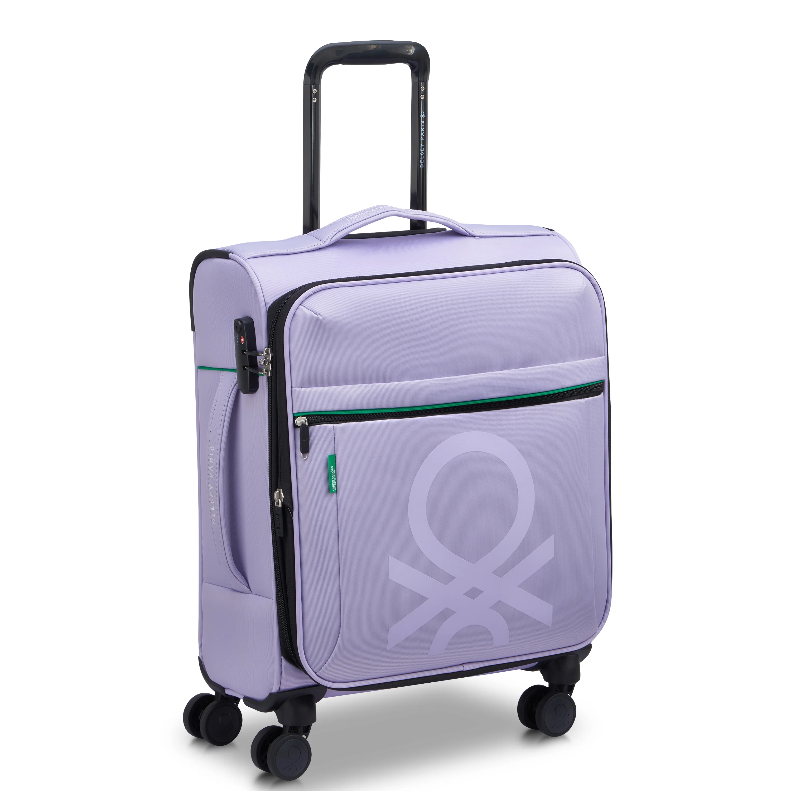 Valise Trolley Petite Color Block - Lavande - Image 3