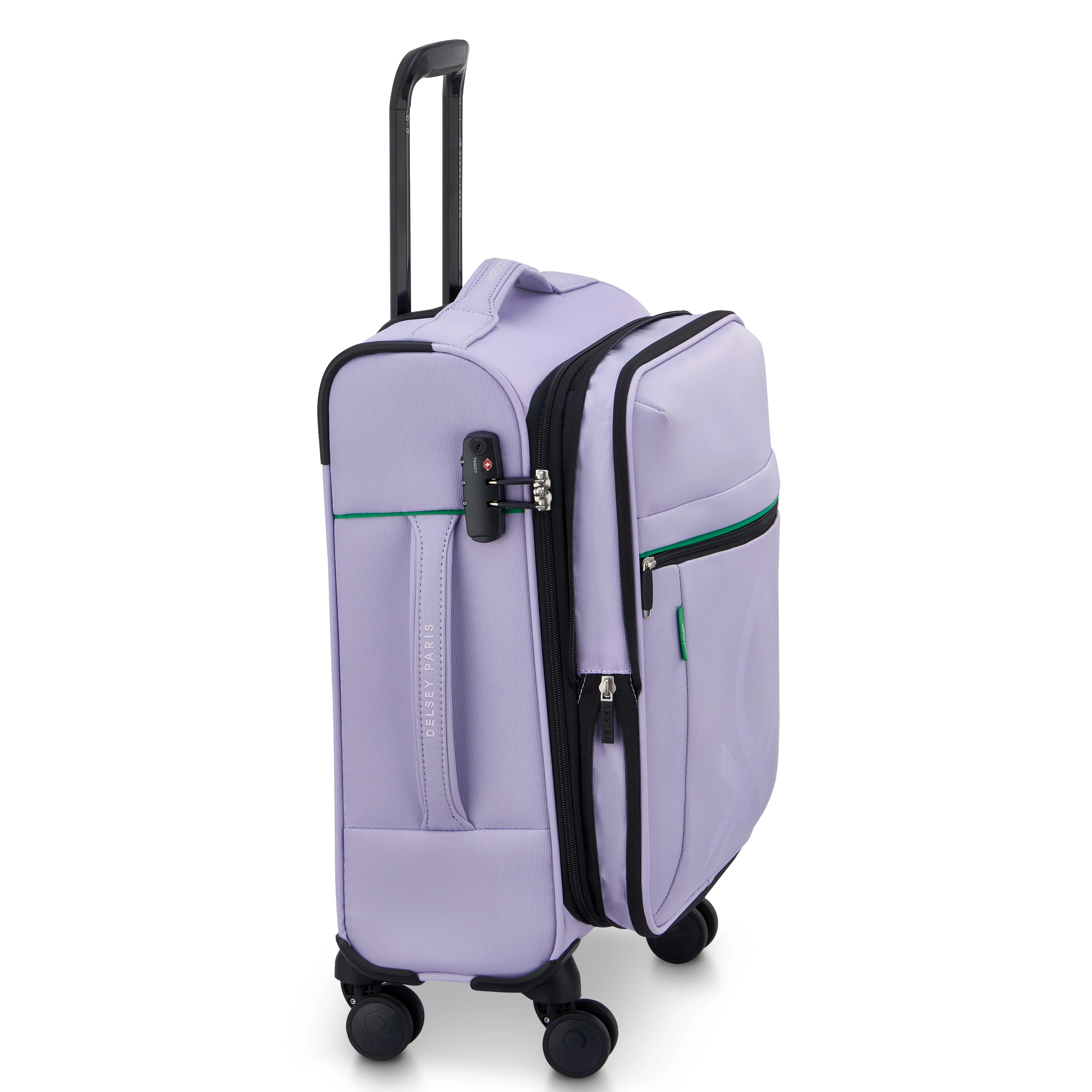 Valise Trolley Petite Color Block - Lavande - Image 5