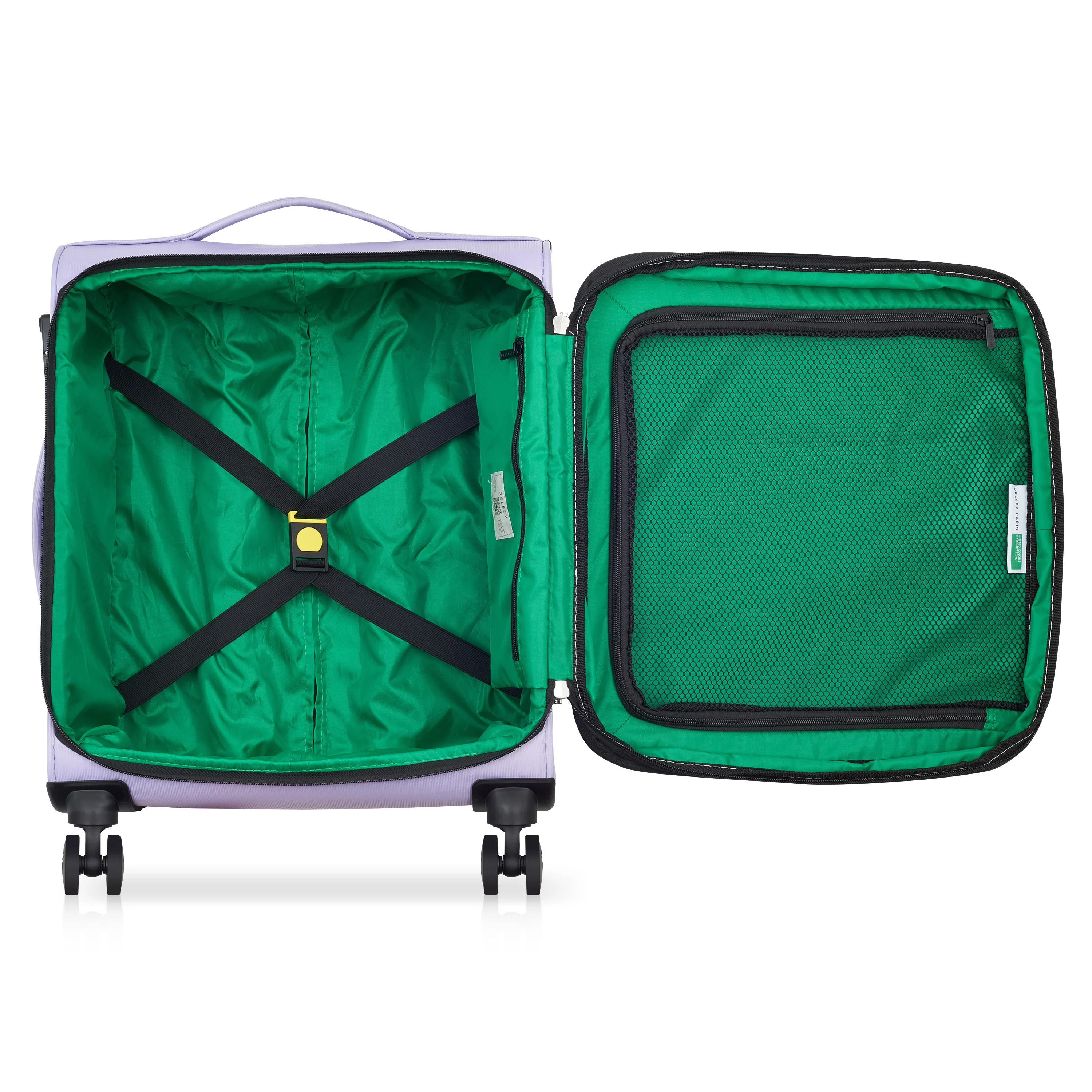 Valise Trolley Petite Color Block - Lavande - Image 6