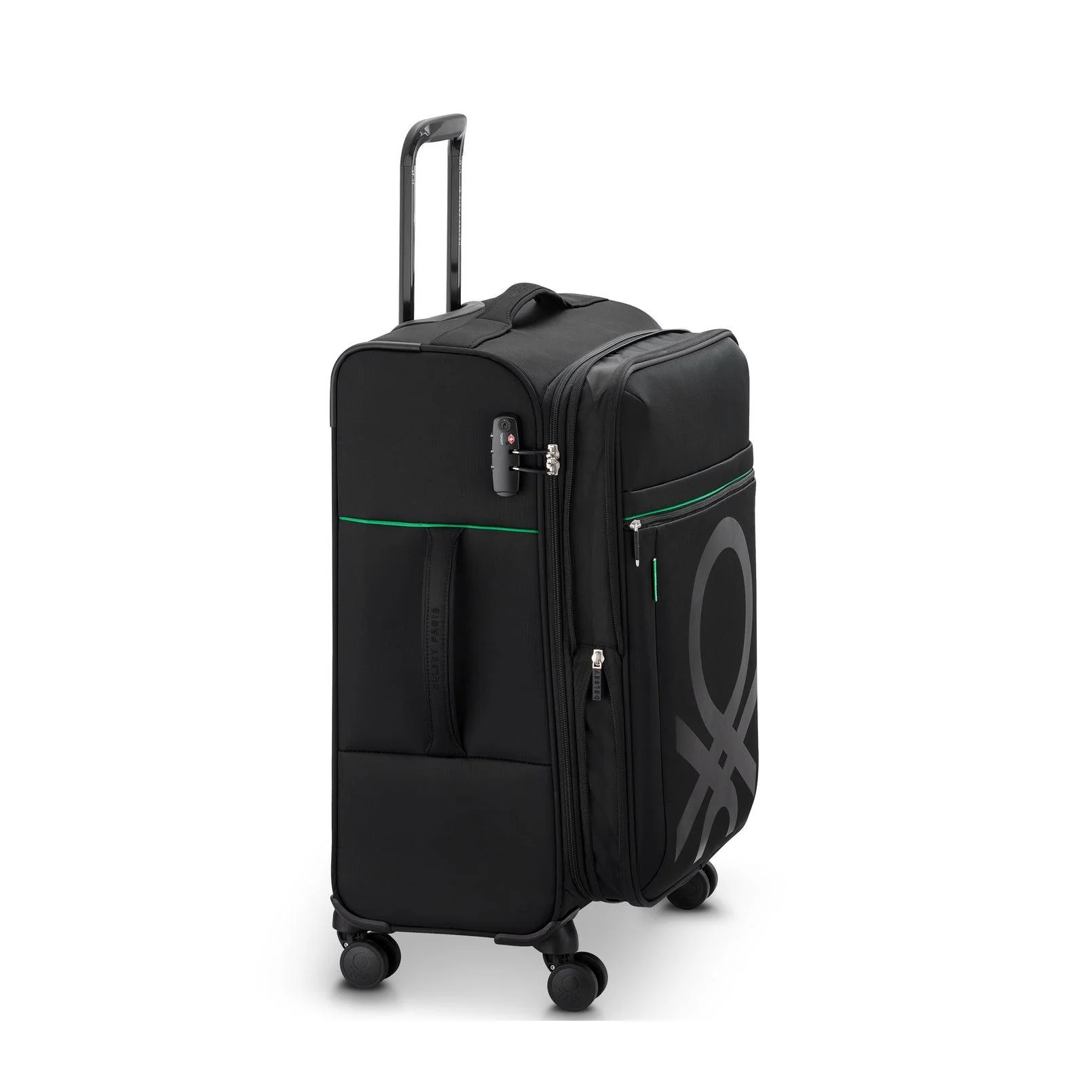Valise Moyen Séjour Color Block - Noir - Image 6