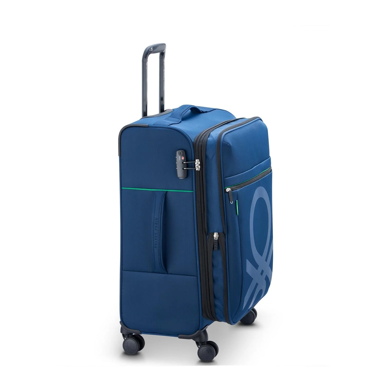 Valise Moyen Séjour Color Block - Bleu Marine - Image 7