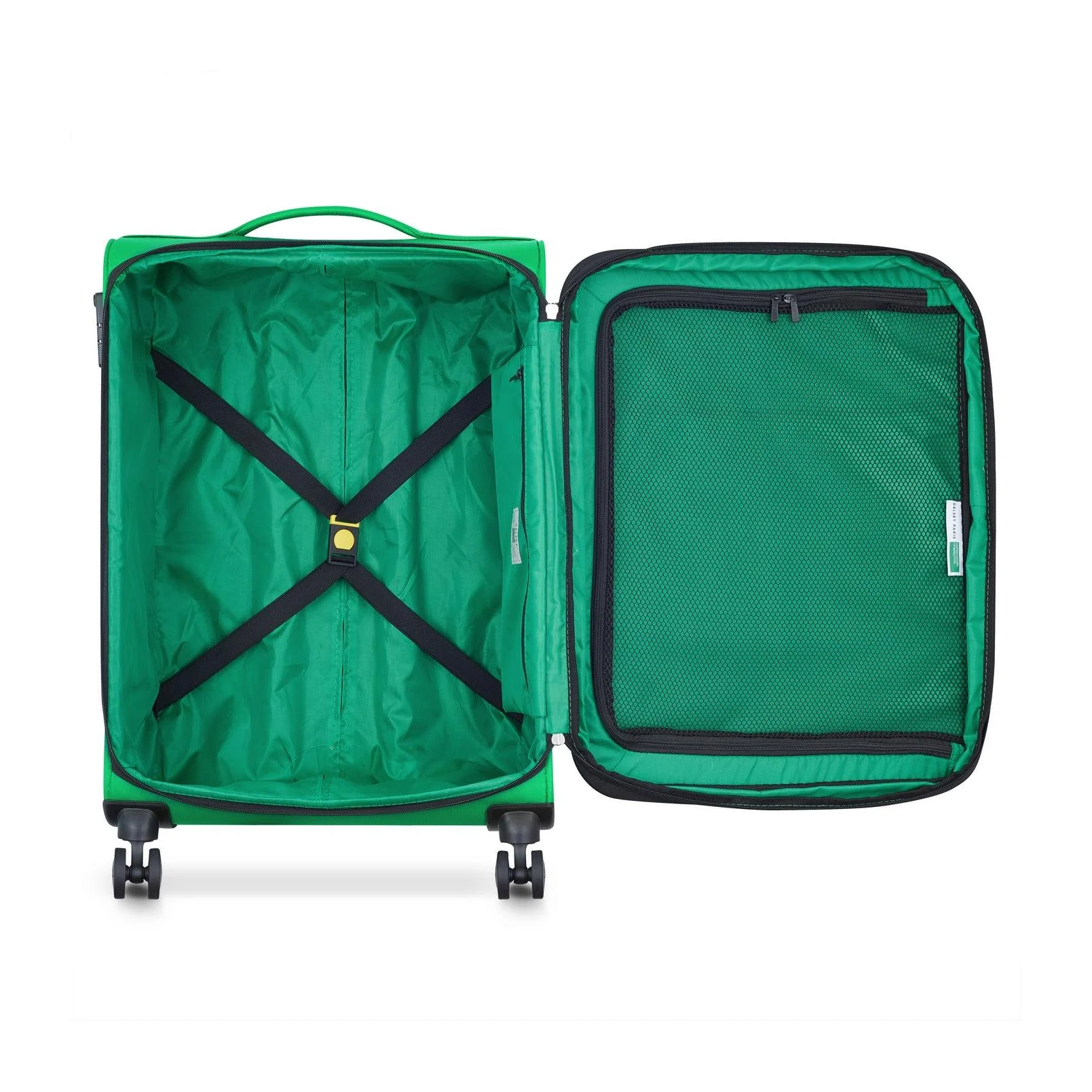Valise Moyen Séjour Color Block - Vert - Image 3