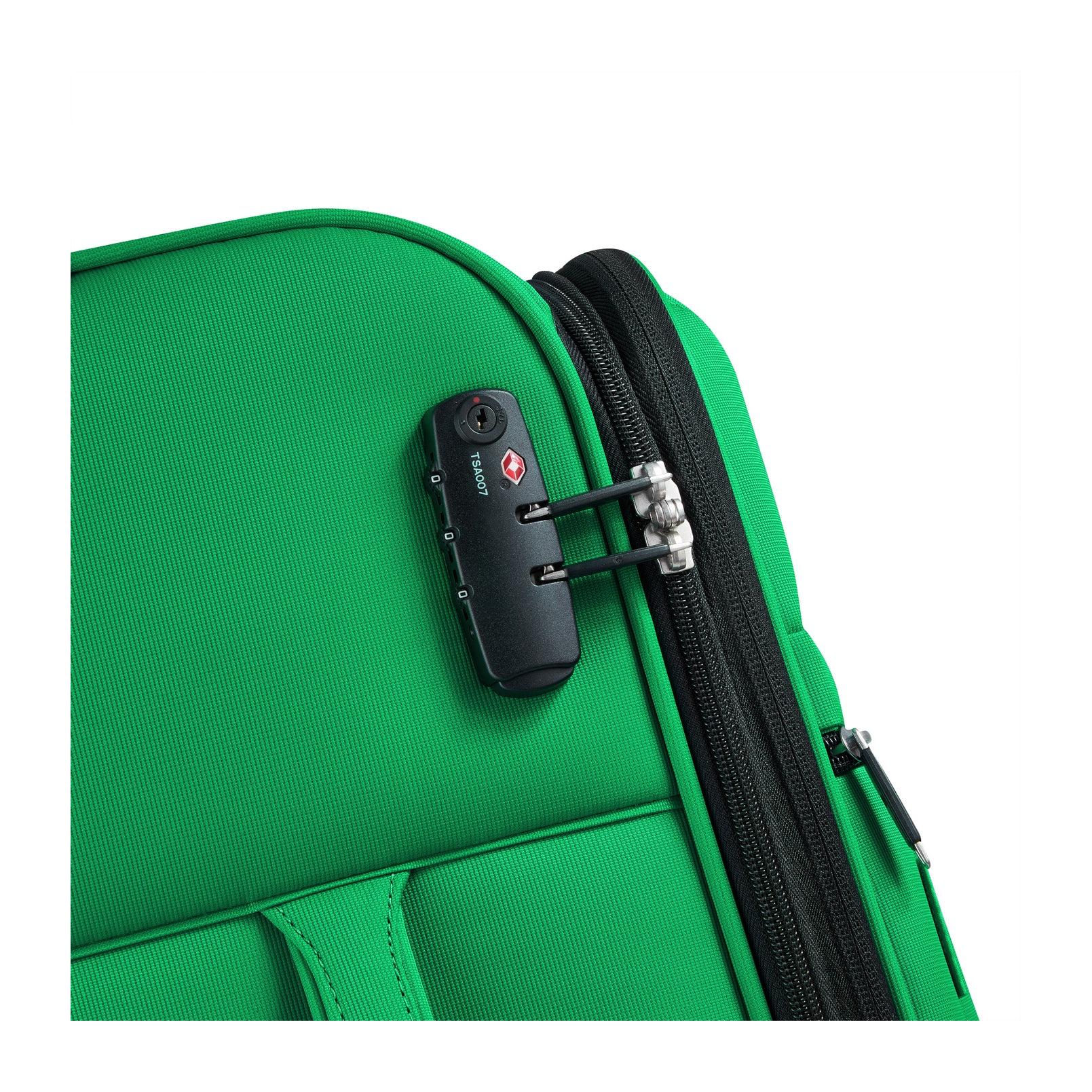 Valise Moyen Séjour Color Block - Vert - Image 6