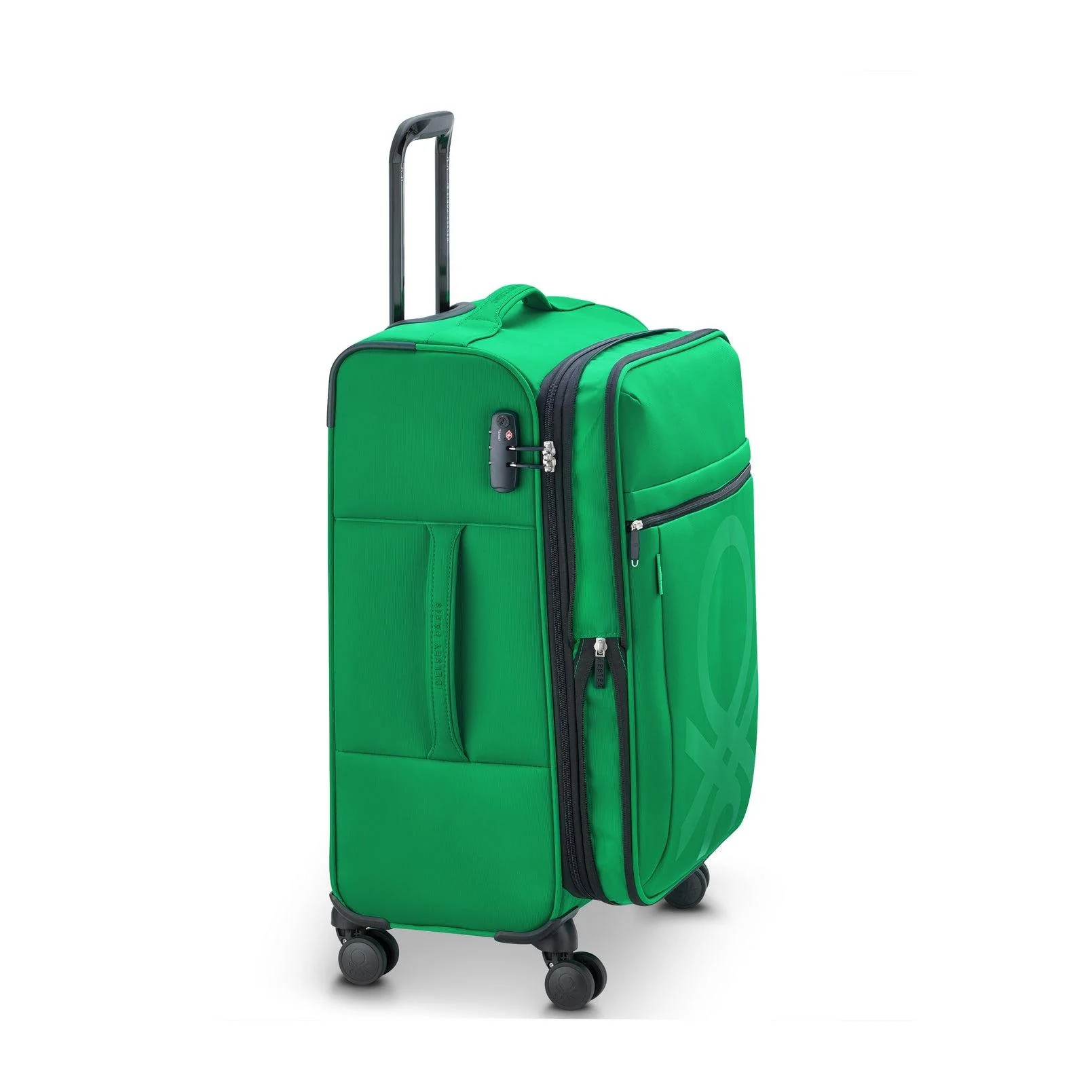 Valise Moyen Séjour Color Block - Vert - Image 7