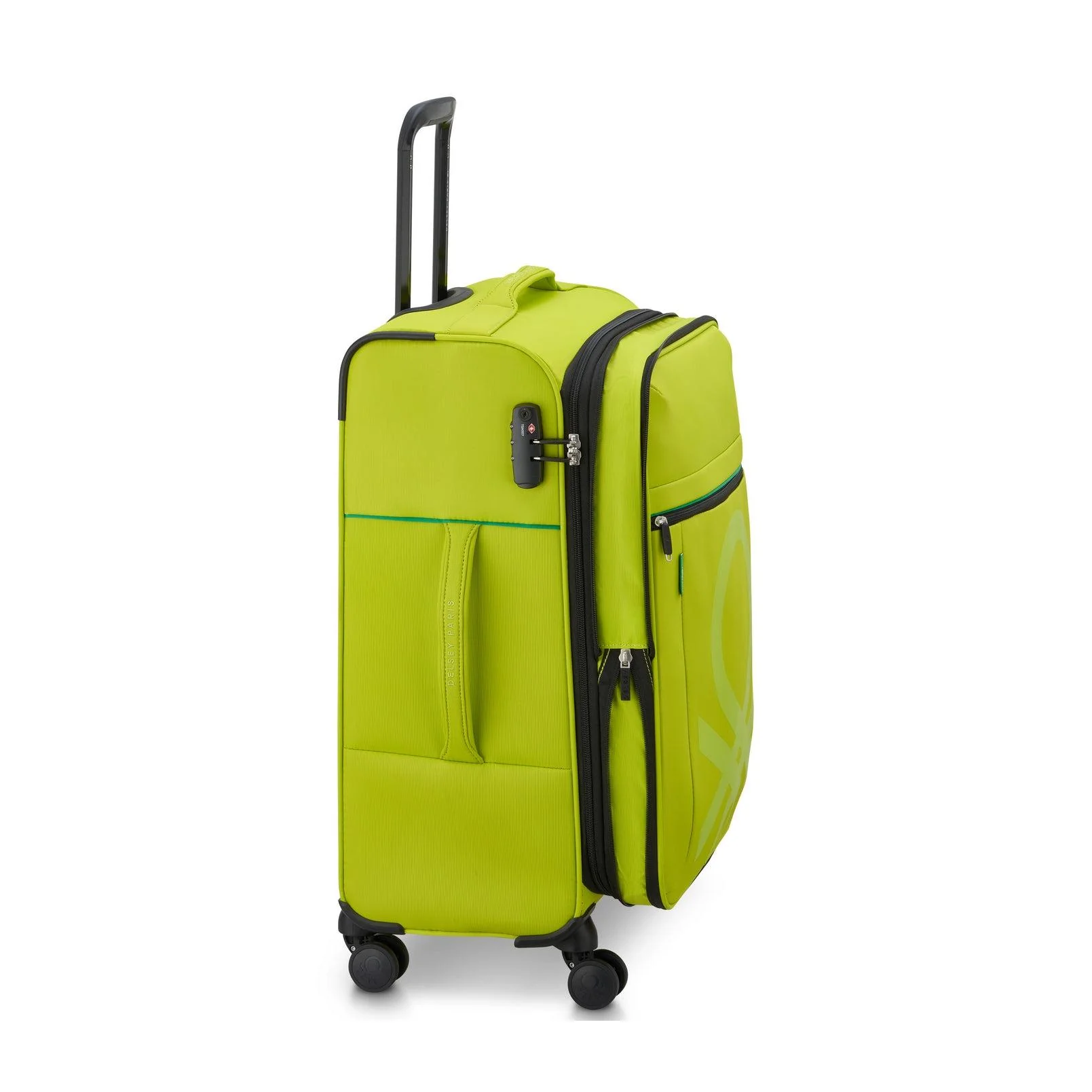 Valise Moyen Séjour Color Block - Citron Vert - Image 7