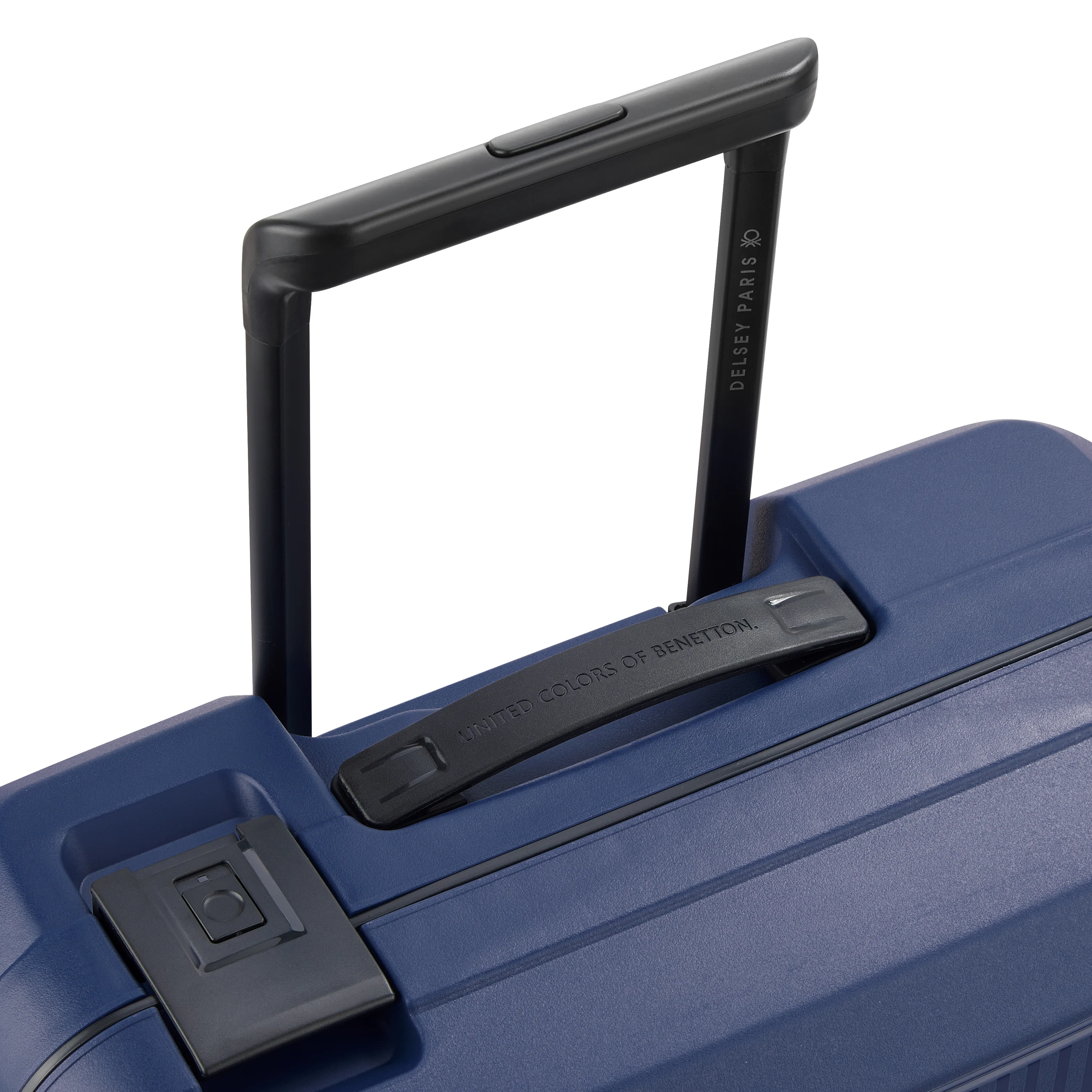 Valise Trolley Petite Color Block Hardside - Bleu Marine - Image 2