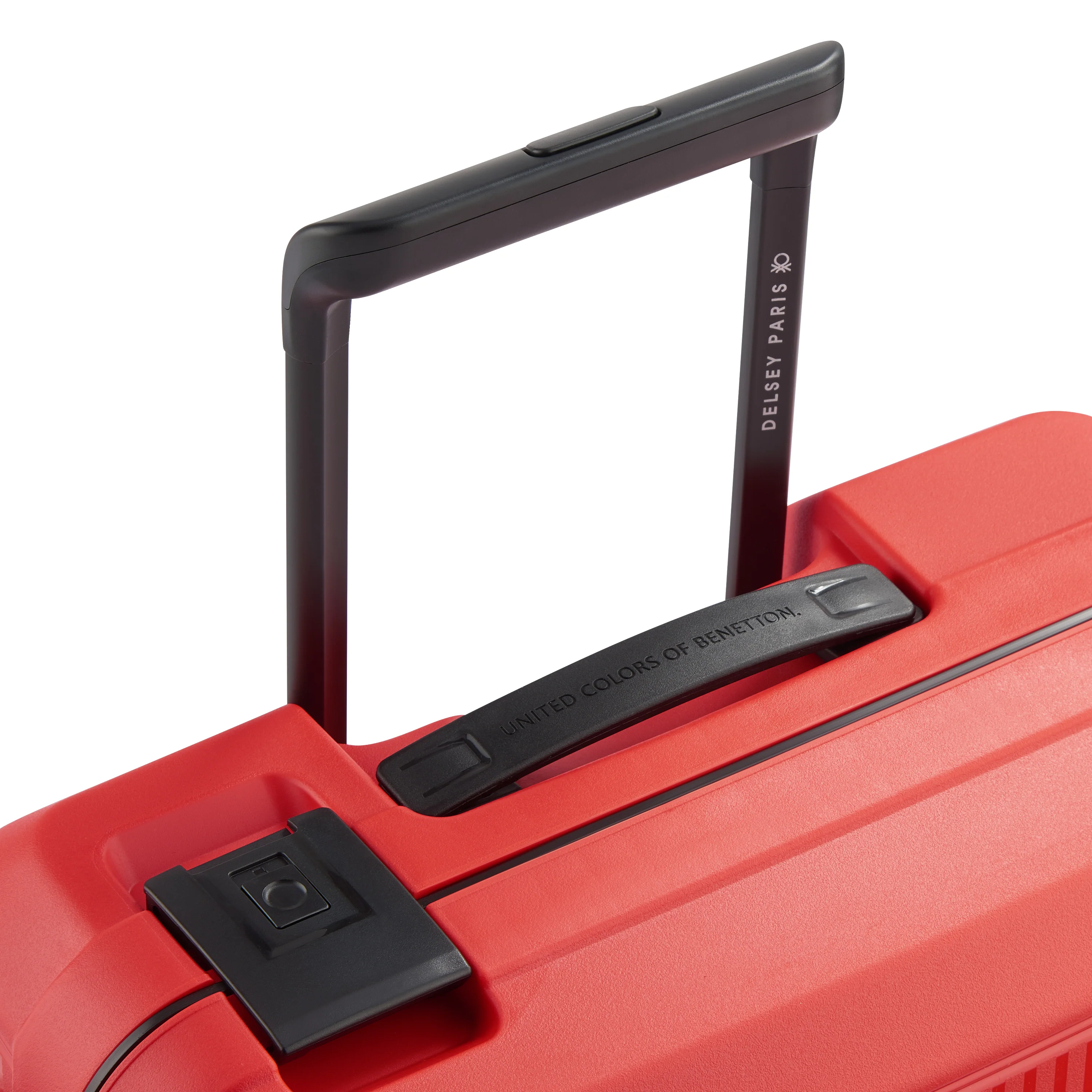 Valise Trolley Petite Color Block Hardside - Rouge - Image 6