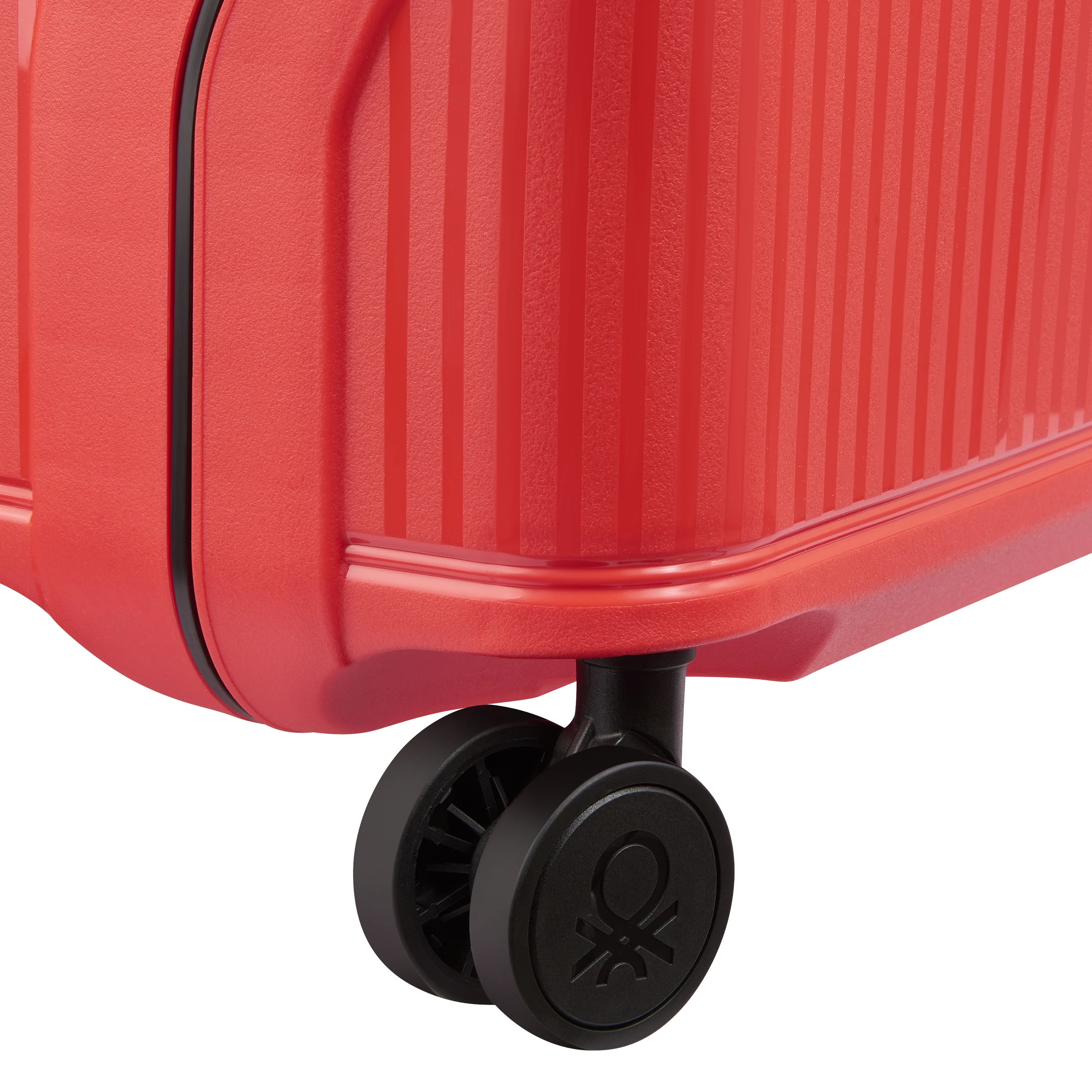 Valise Trolley Petite Color Block Hardside - Rouge - Image 8
