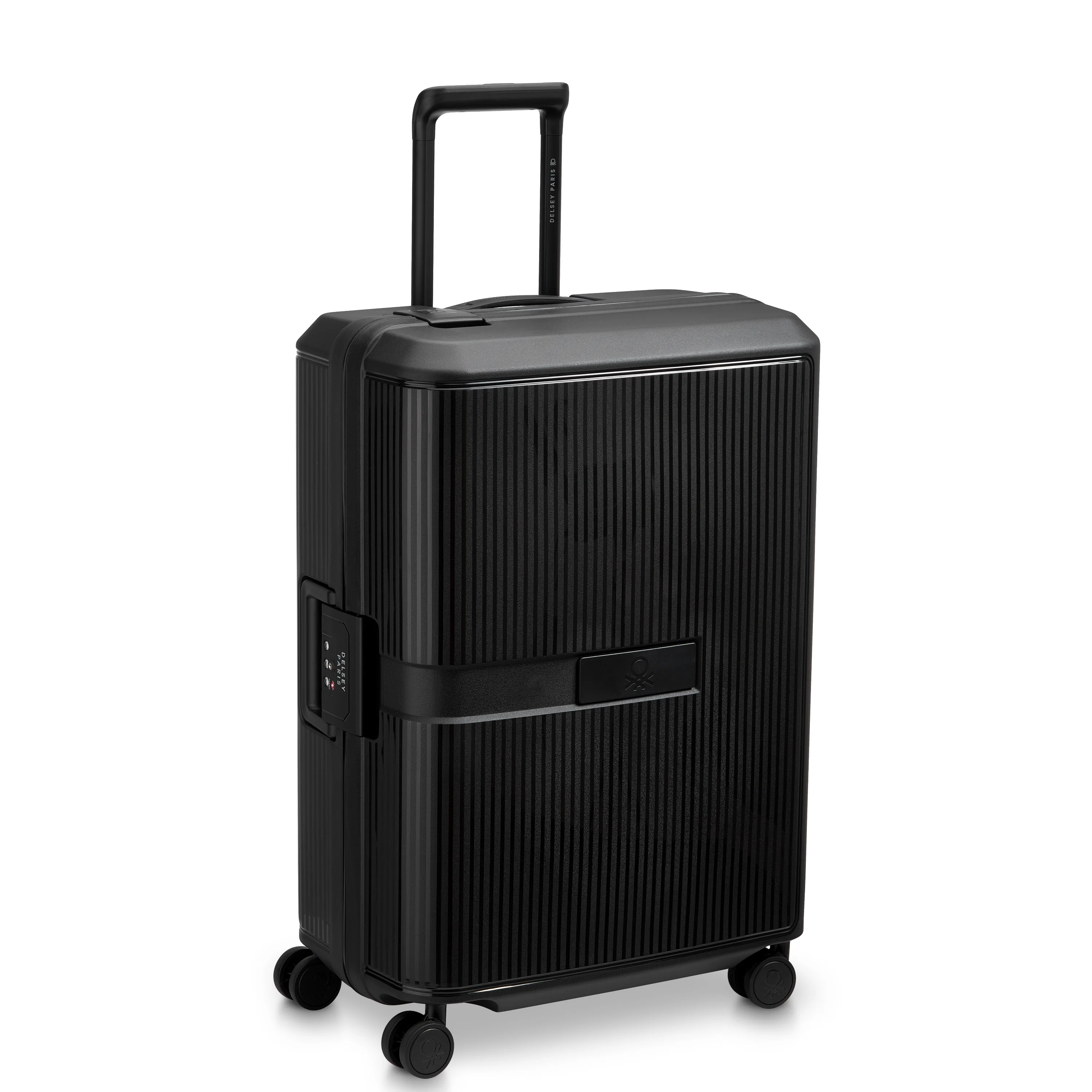 Valise Trolley Moyenne Color Block Hardside - Noir - Image 3