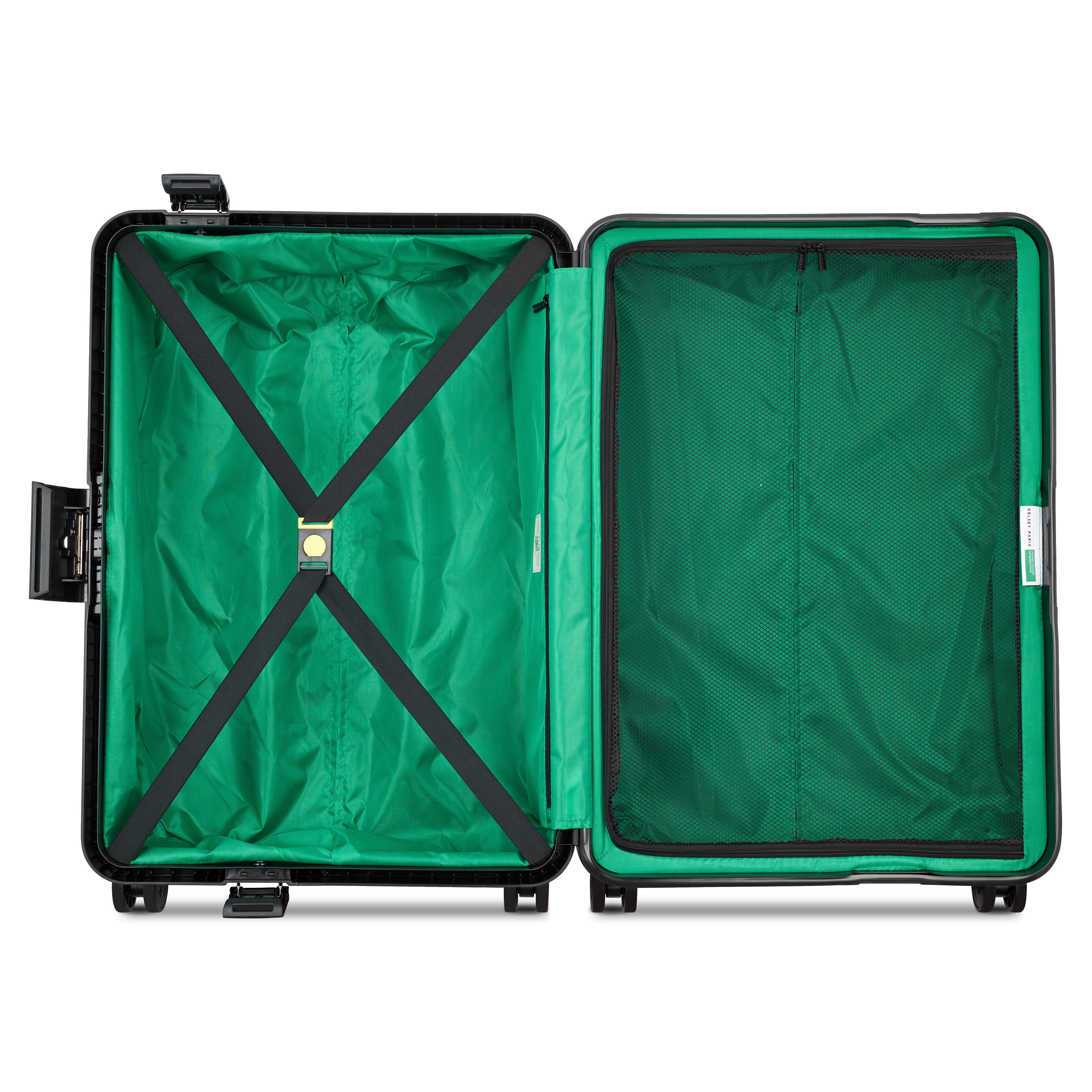 Valise Trolley Moyenne Color Block Hardside - Noir - Image 5