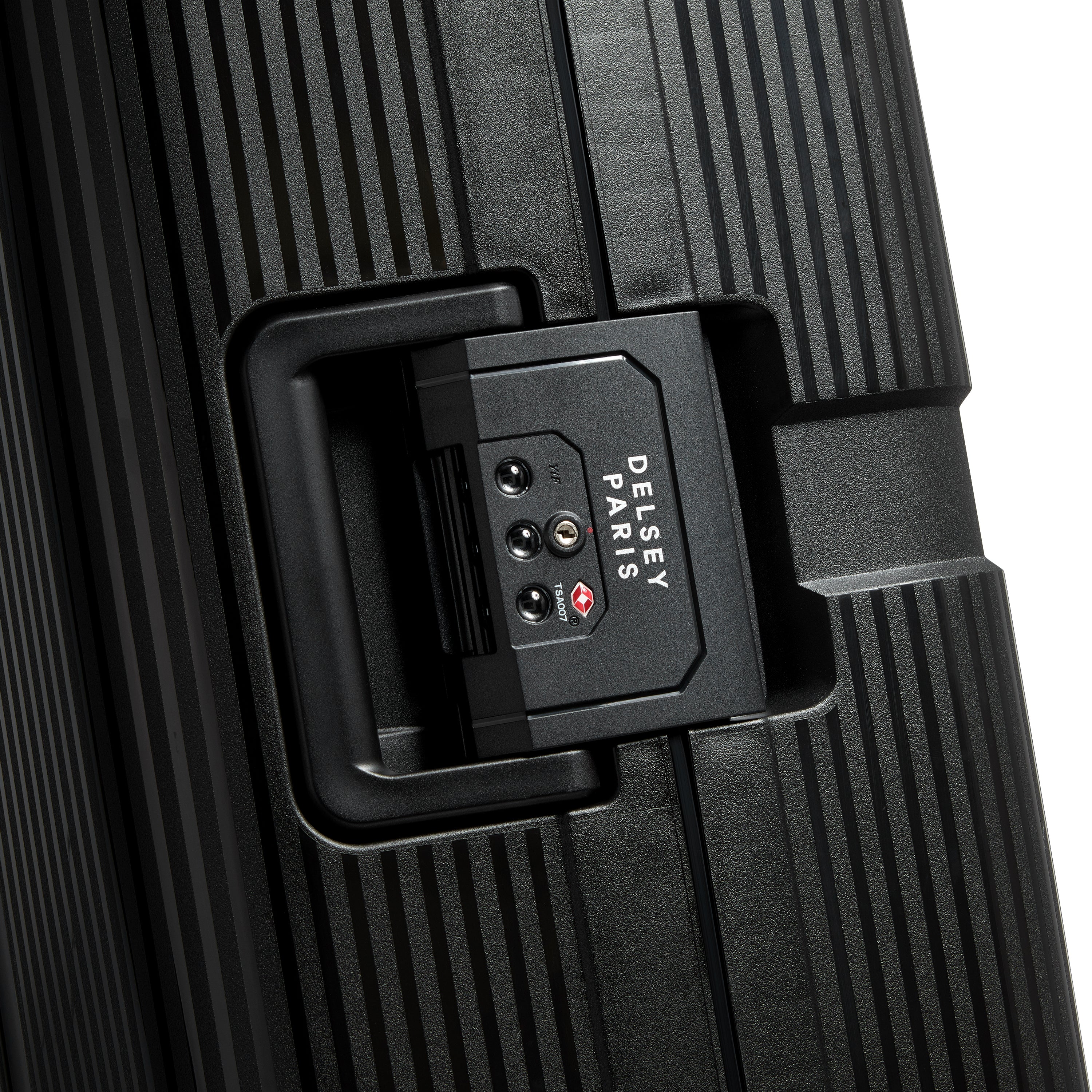 Valise Trolley Moyenne Color Block Hardside - Noir - Image 9