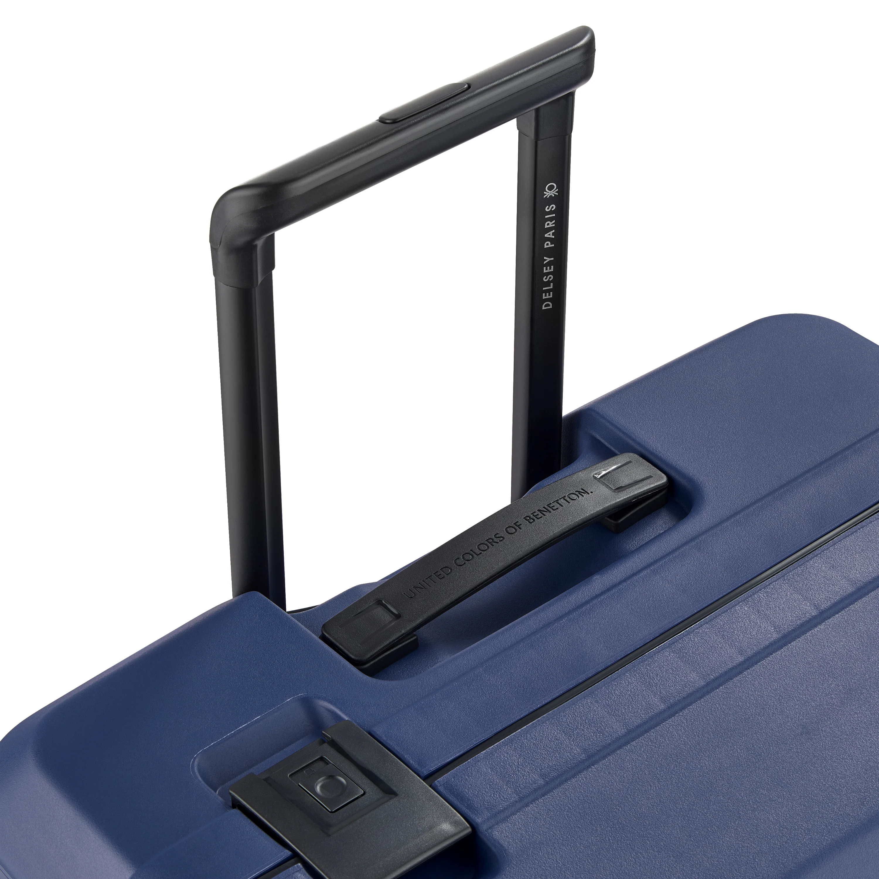 Valise Trolley Moyenne Color Block Hardside - Bleu Marine - Image 6