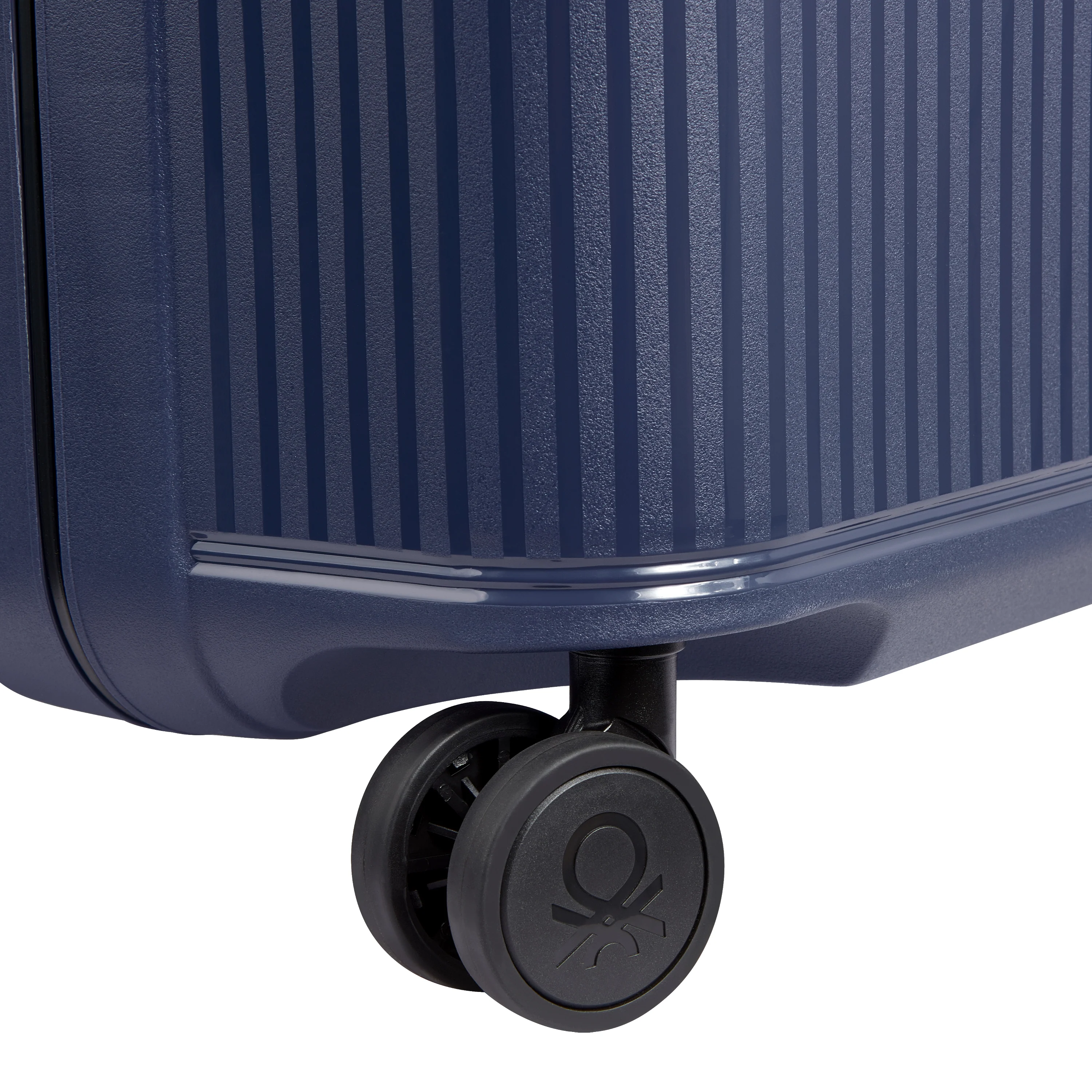 Valise Trolley Moyenne Color Block Hardside - Bleu Marine - Image 7