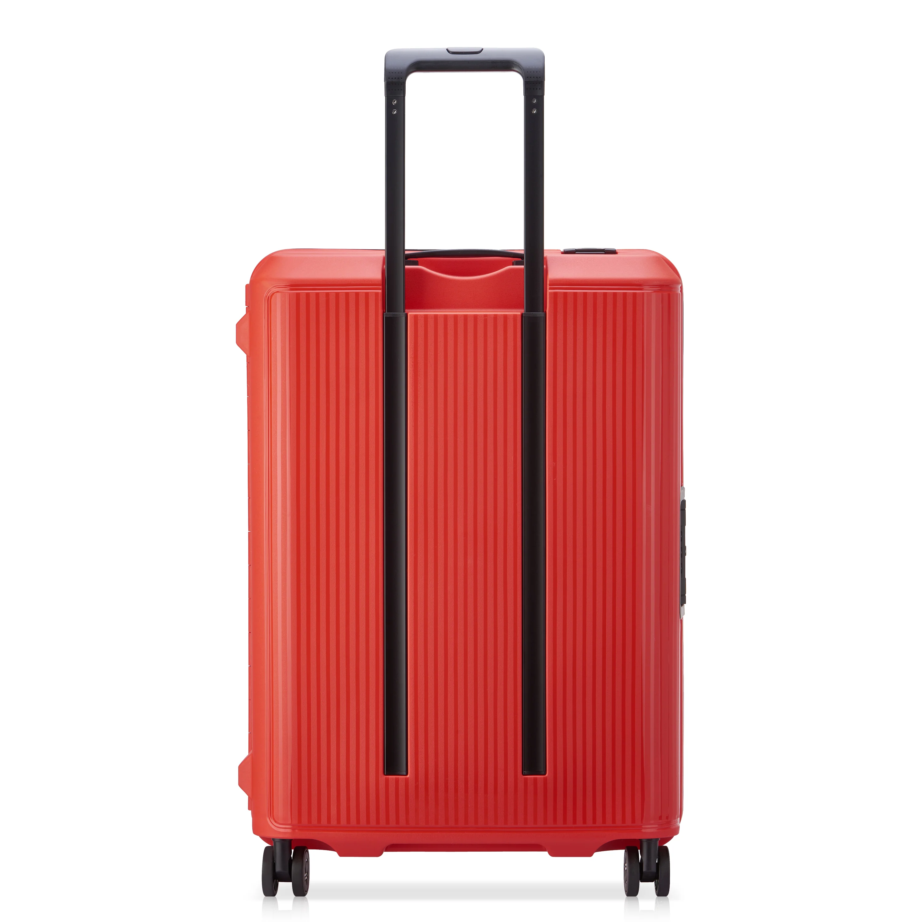 Valise Trolley Moyenne Color Block Hardside - Rouge - Image 5