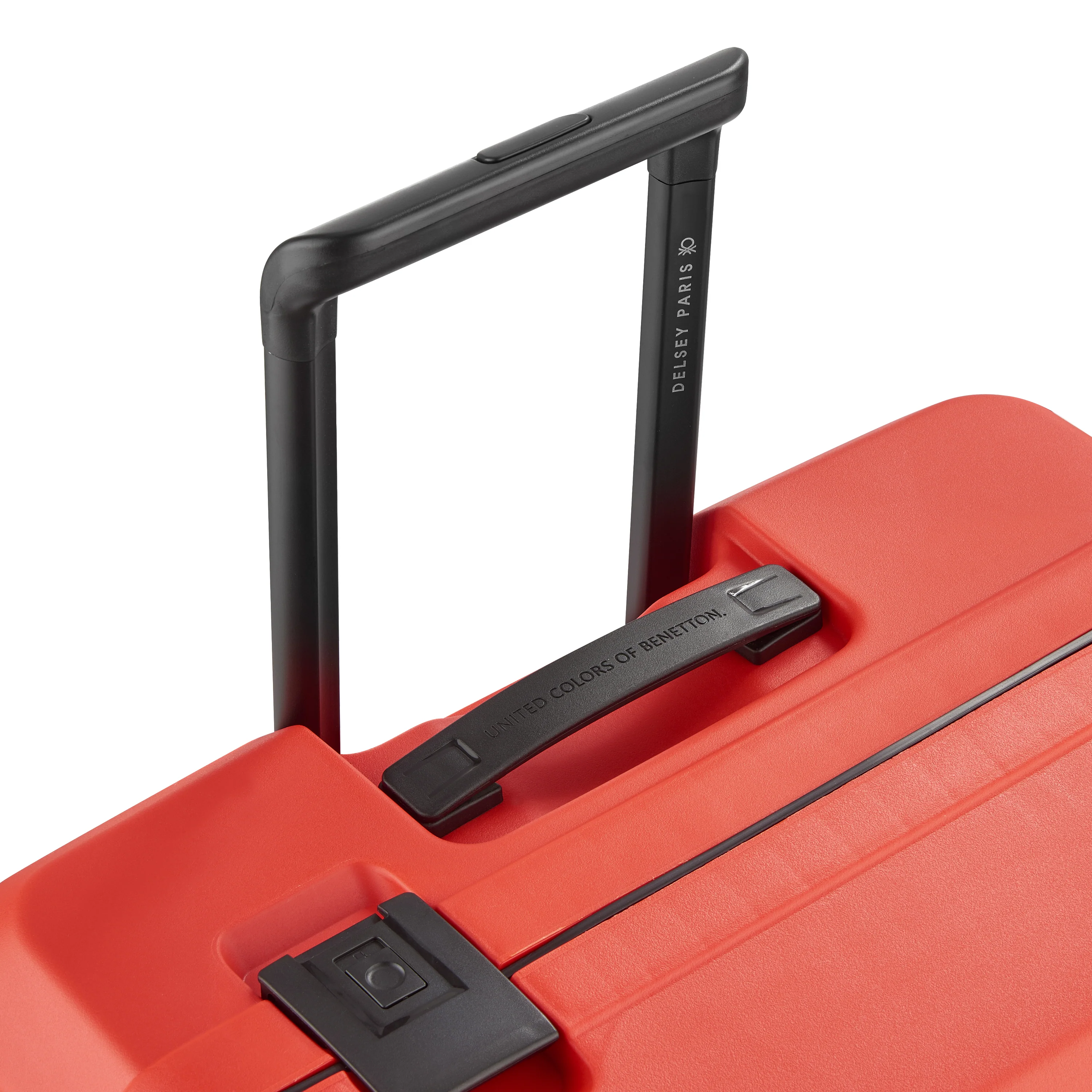 Valise Trolley Moyenne Color Block Hardside - Rouge - Image 8