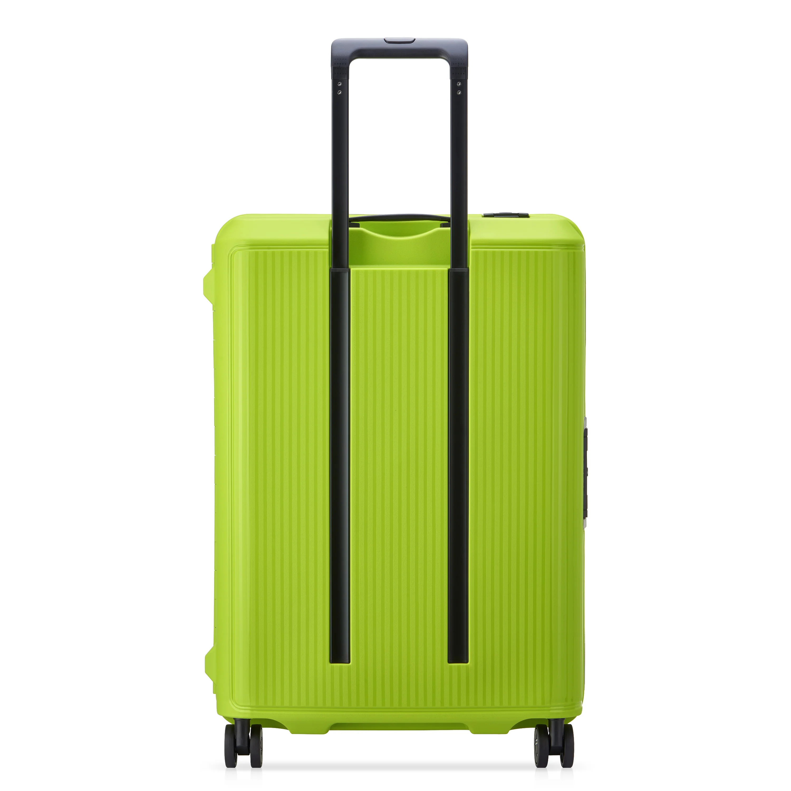 Valise Trolley Moyenne Color Block Hardside - Citron Vert - Image 5