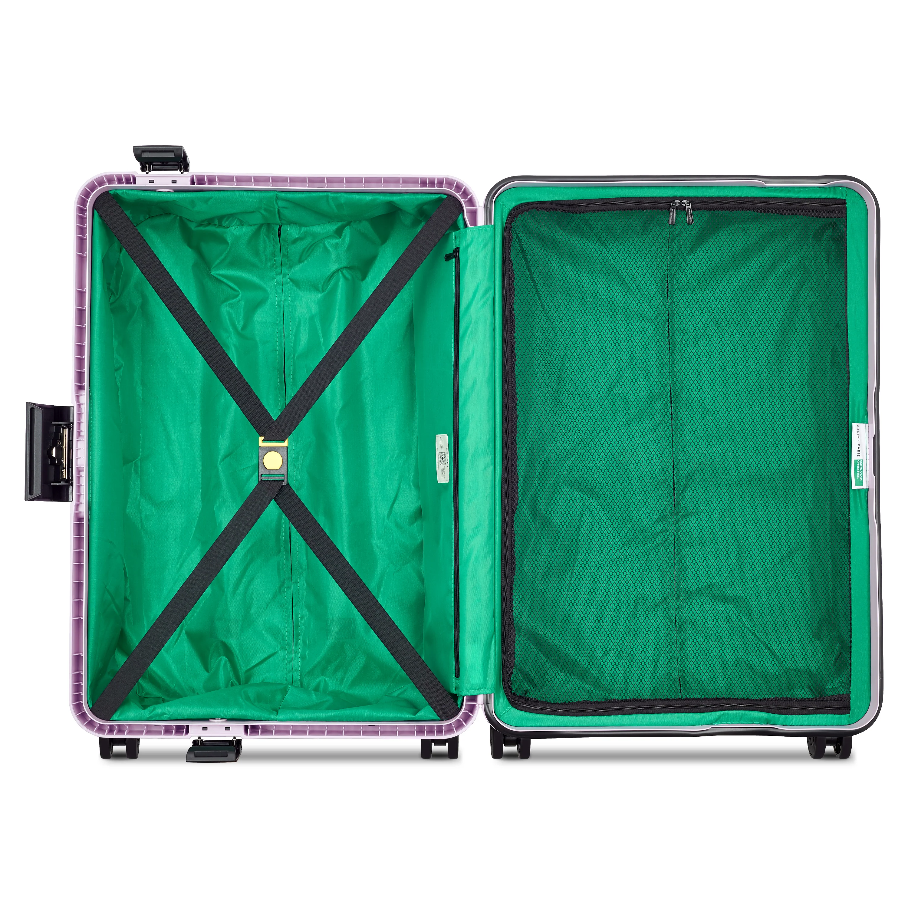 Valise Trolley Moyenne Color Block Hardside - Lavande - Image 6