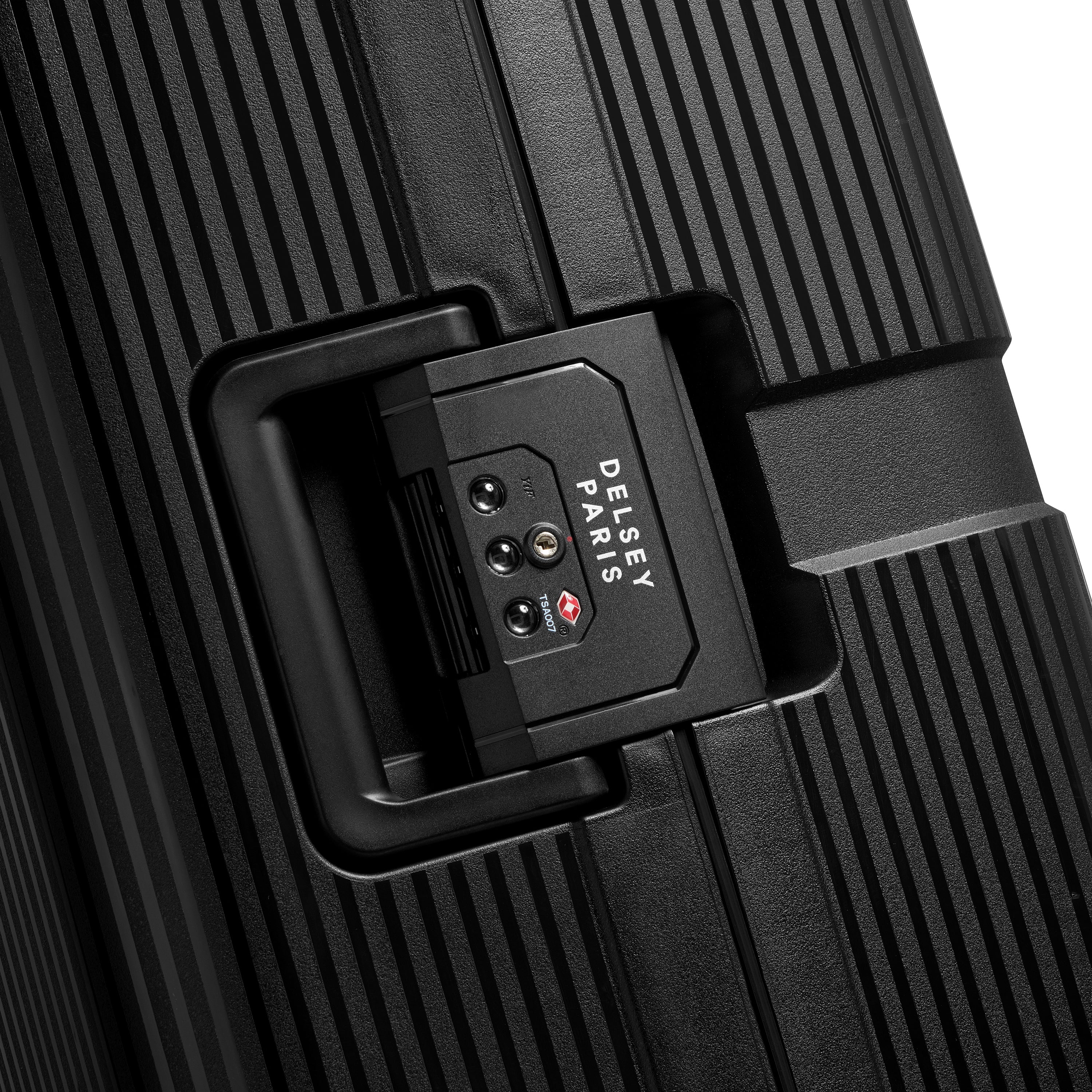 Valise Trolley Grande Color Block Hardside - Noir - Image 3
