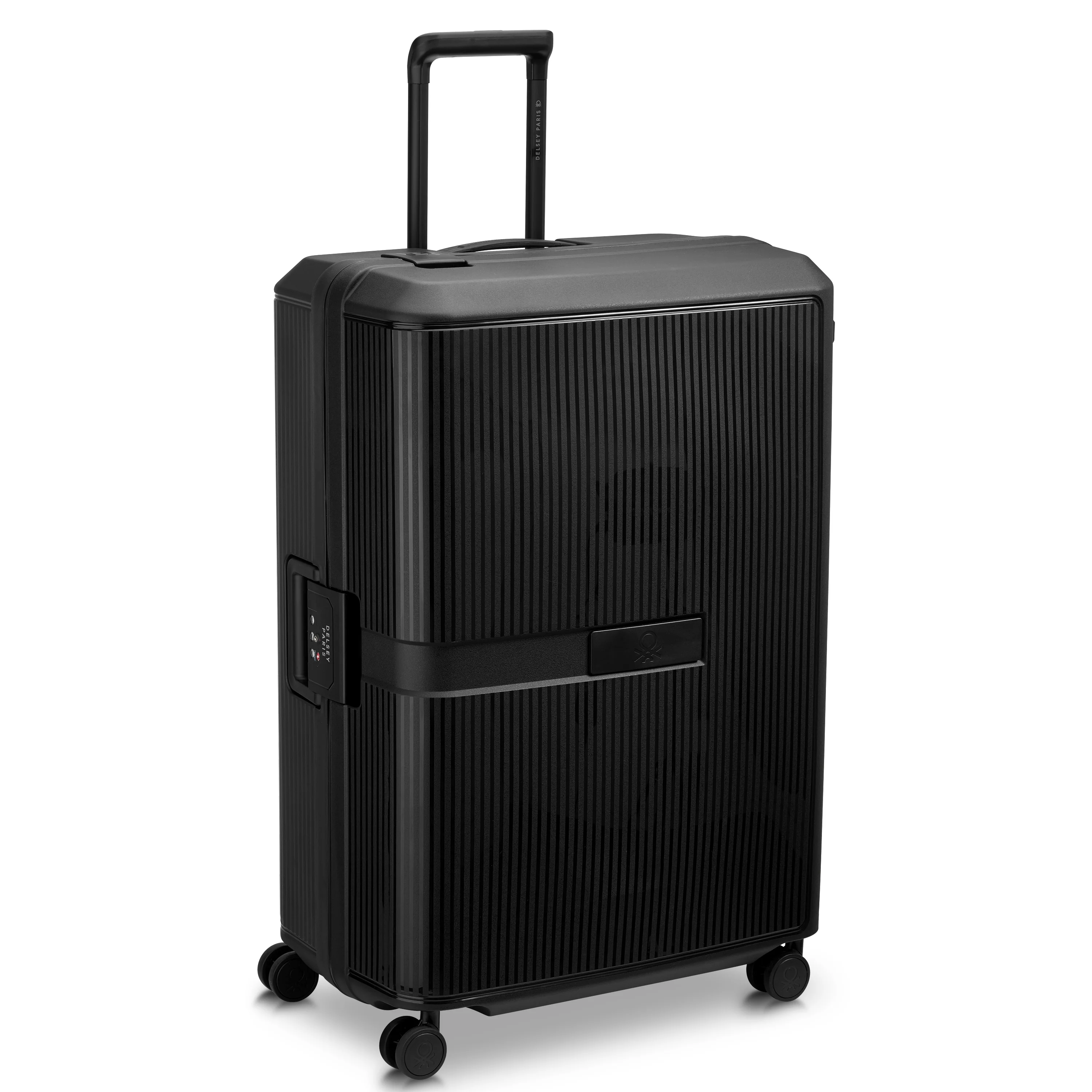 Valise Trolley Grande Color Block Hardside - Noir - Image 5