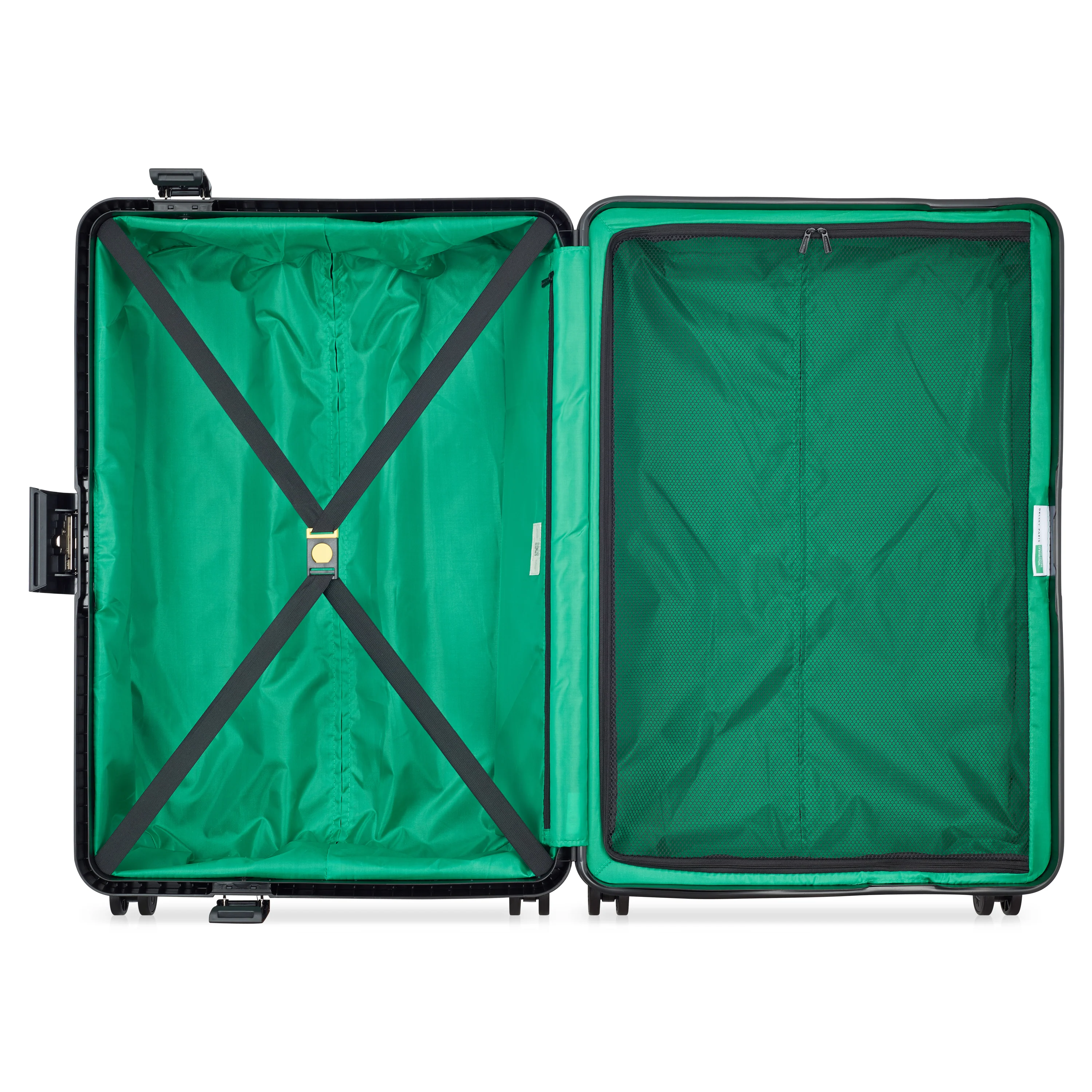 Valise Trolley Grande Color Block Hardside - Noir - Image 7