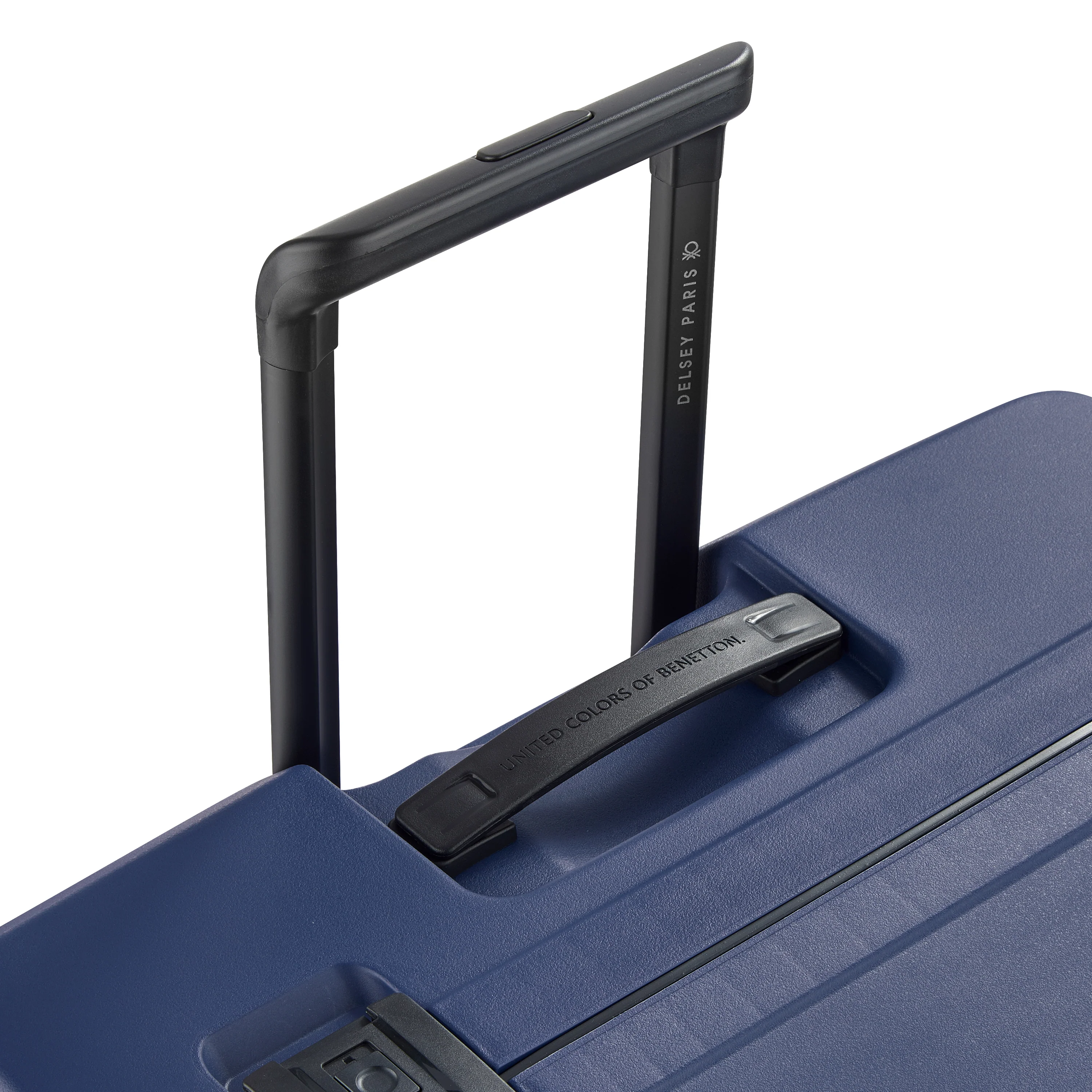 Valise Trolley Grande Color Block Hardside - Bleu Marine - Image 6