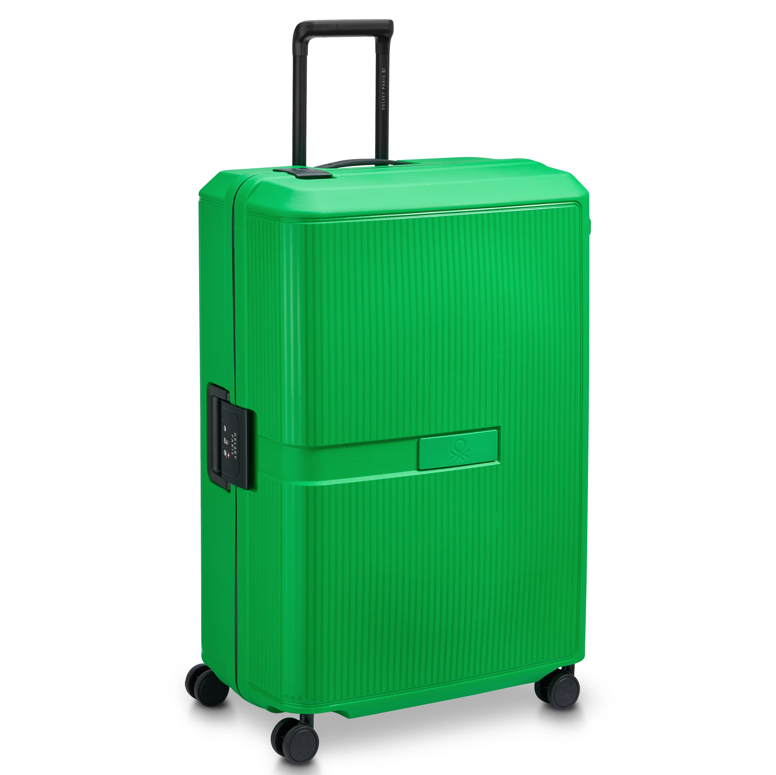 Valise Trolley Grande Color Block Hardside - Vert - Image 2