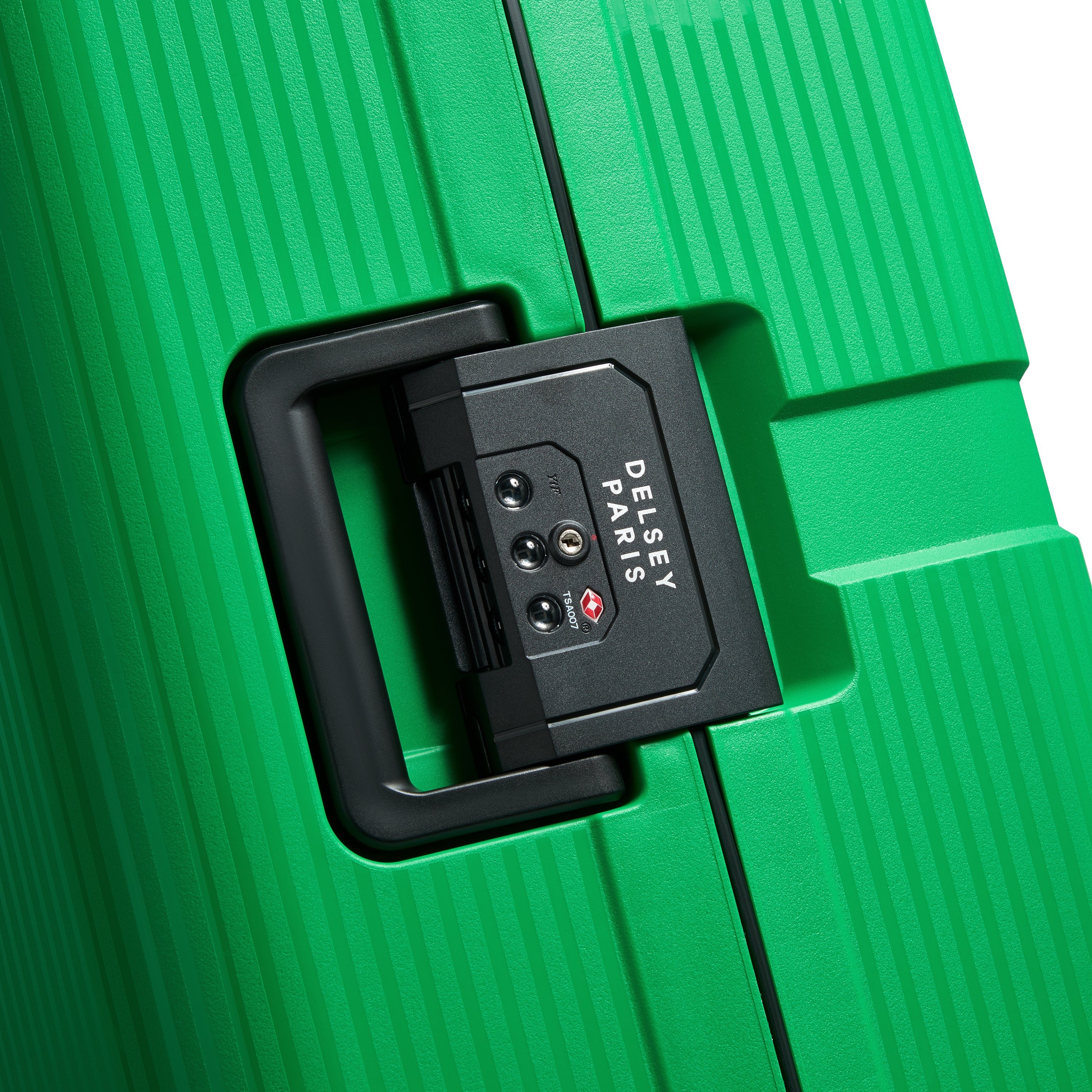 Valise Trolley Grande Color Block Hardside - Vert - Image 7
