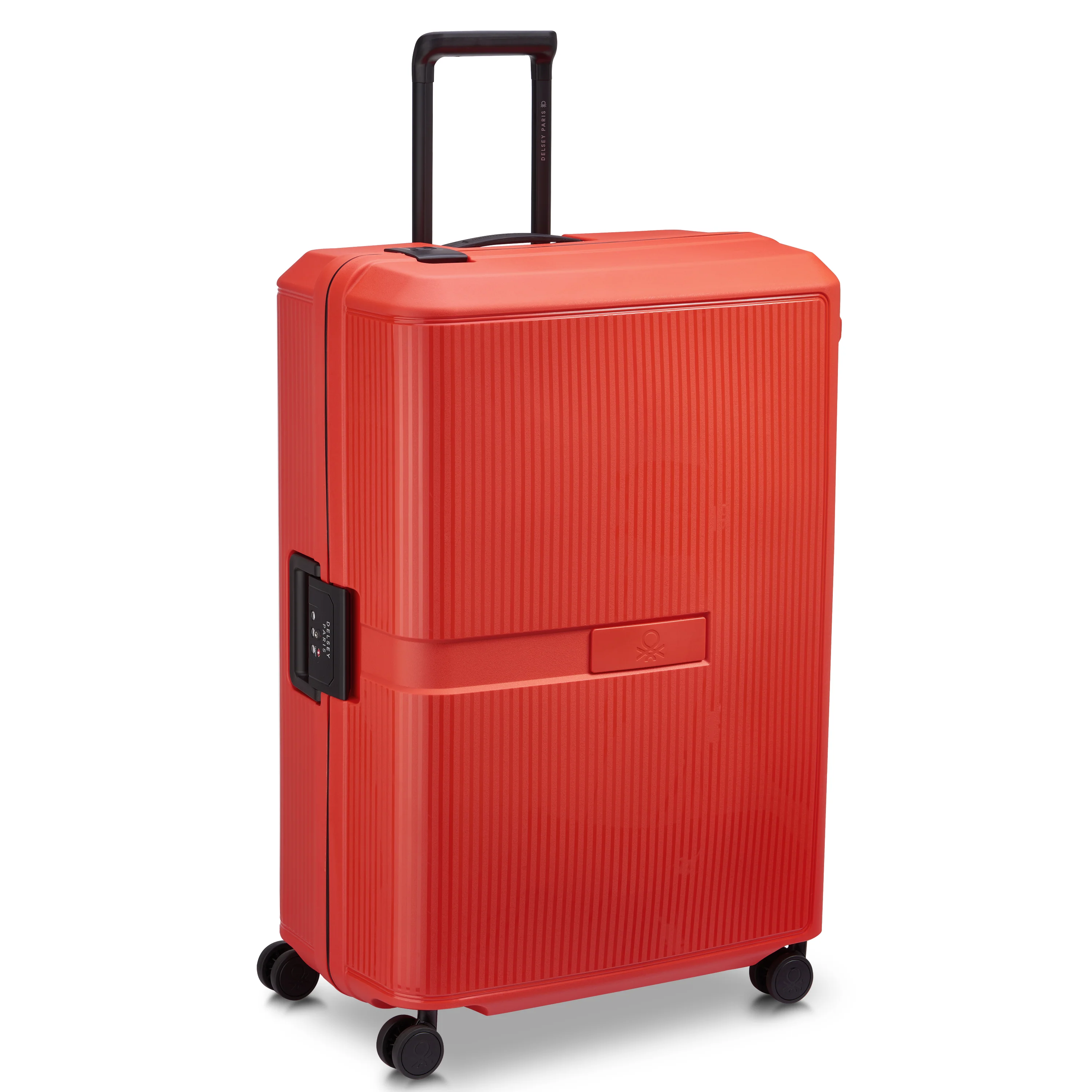 Valise Trolley Grande Color Block Hardside - Rouge - Image 5