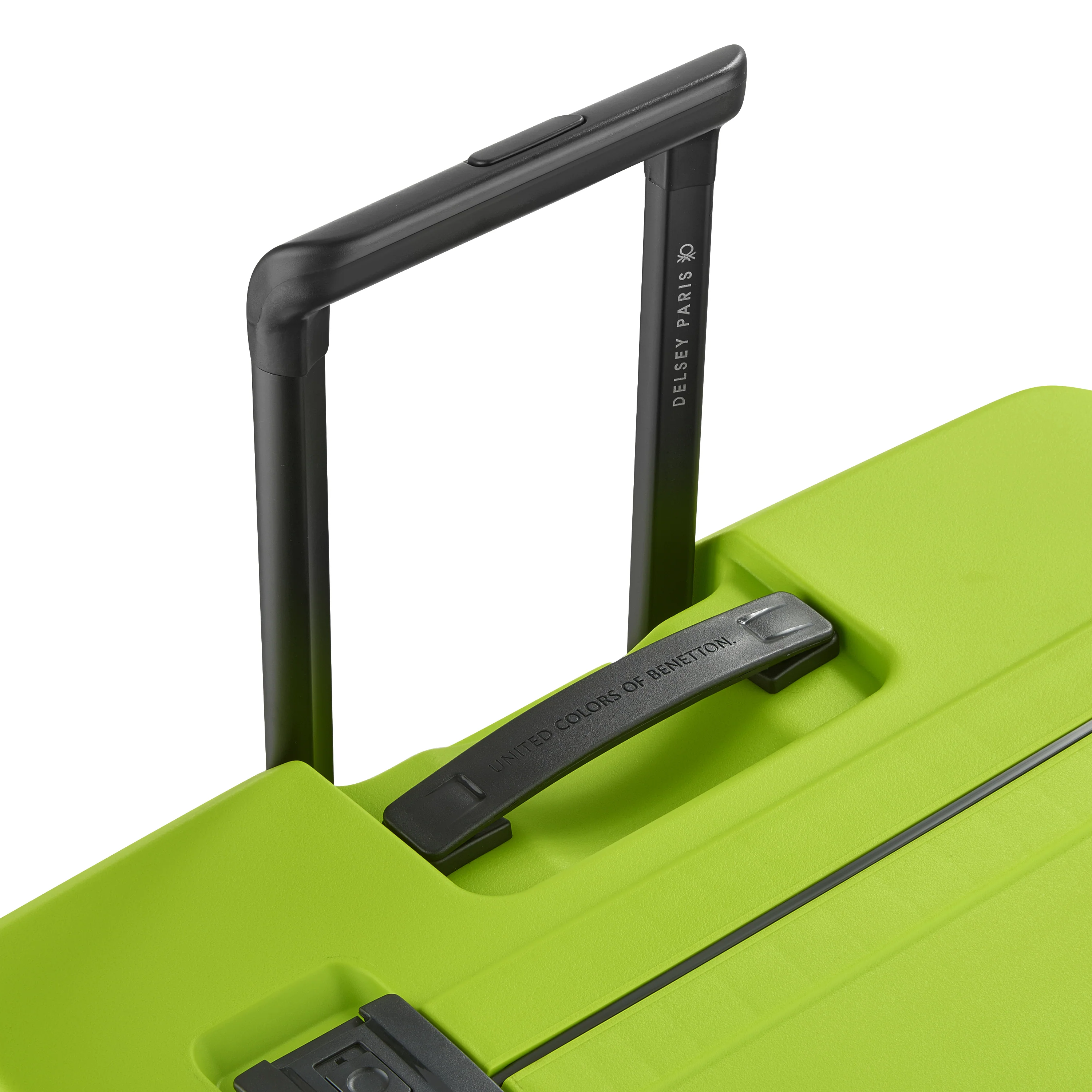 Valise Trolley Grande Color Block Hardside - Citron Vert - Image 2