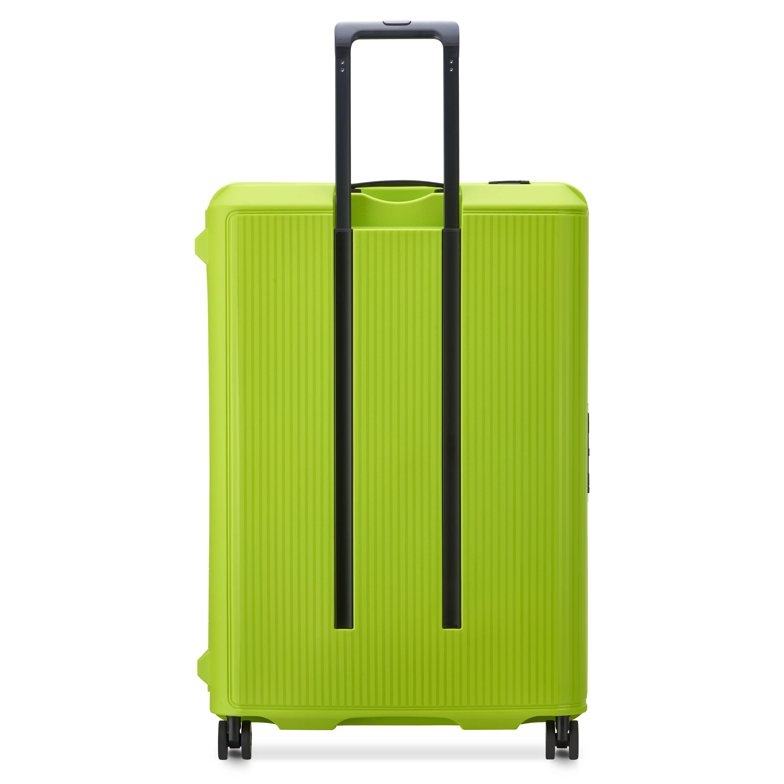 Valise Trolley Grande Color Block Hardside - Citron Vert - Image 6