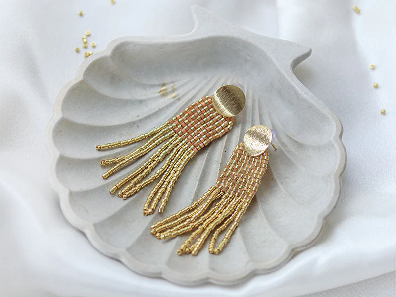 Kit Diy Bijouterie - Mes Boucles D'Oreilles À Franges - Image 3