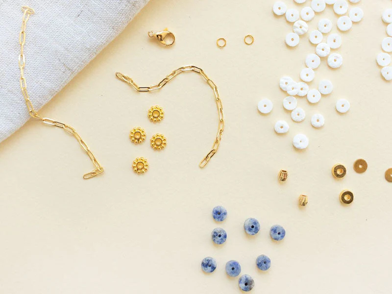 Kit Diy Bijouterie - Mon Collier En Perles Heishi Et Jaspe - Image 4