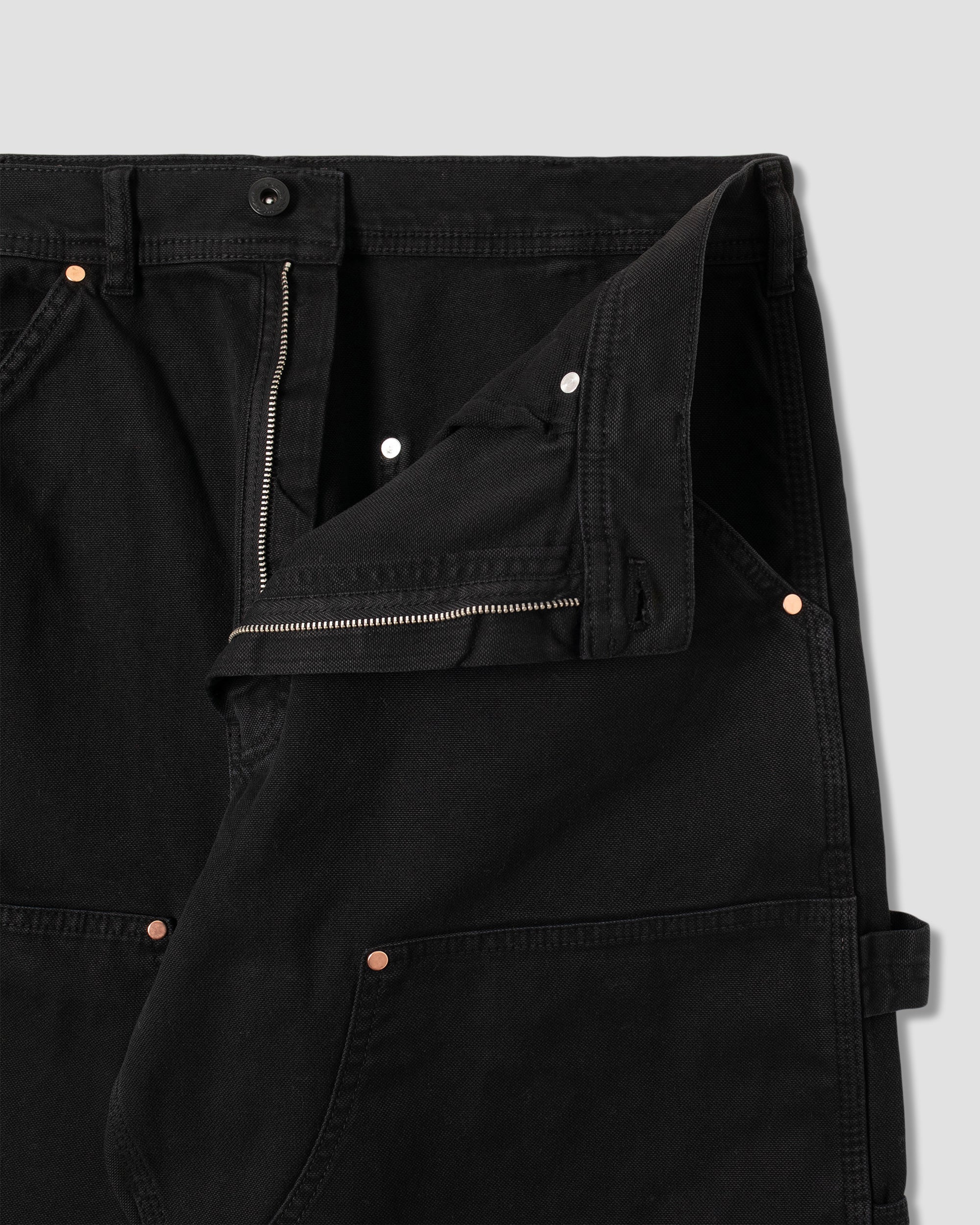 Double Knee Pant - Washed Black Duck - Image 7