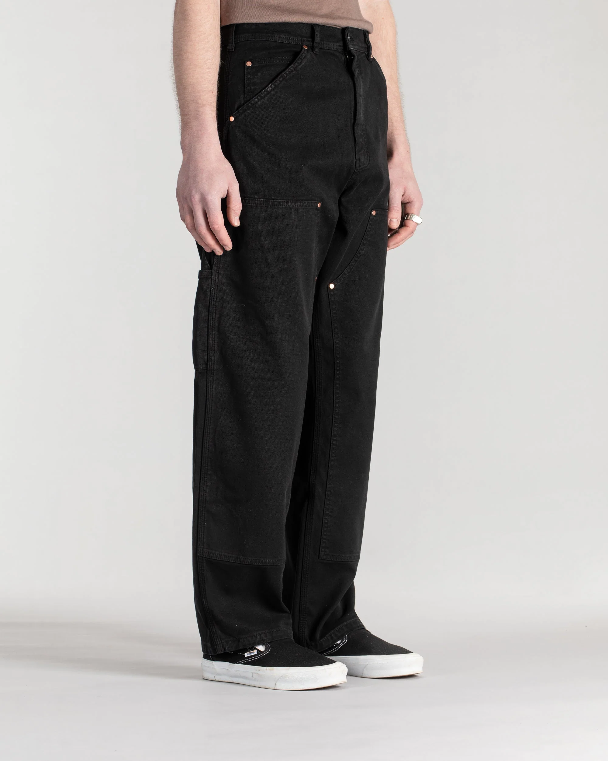 Double Knee Pant - Washed Black Duck - Image 8