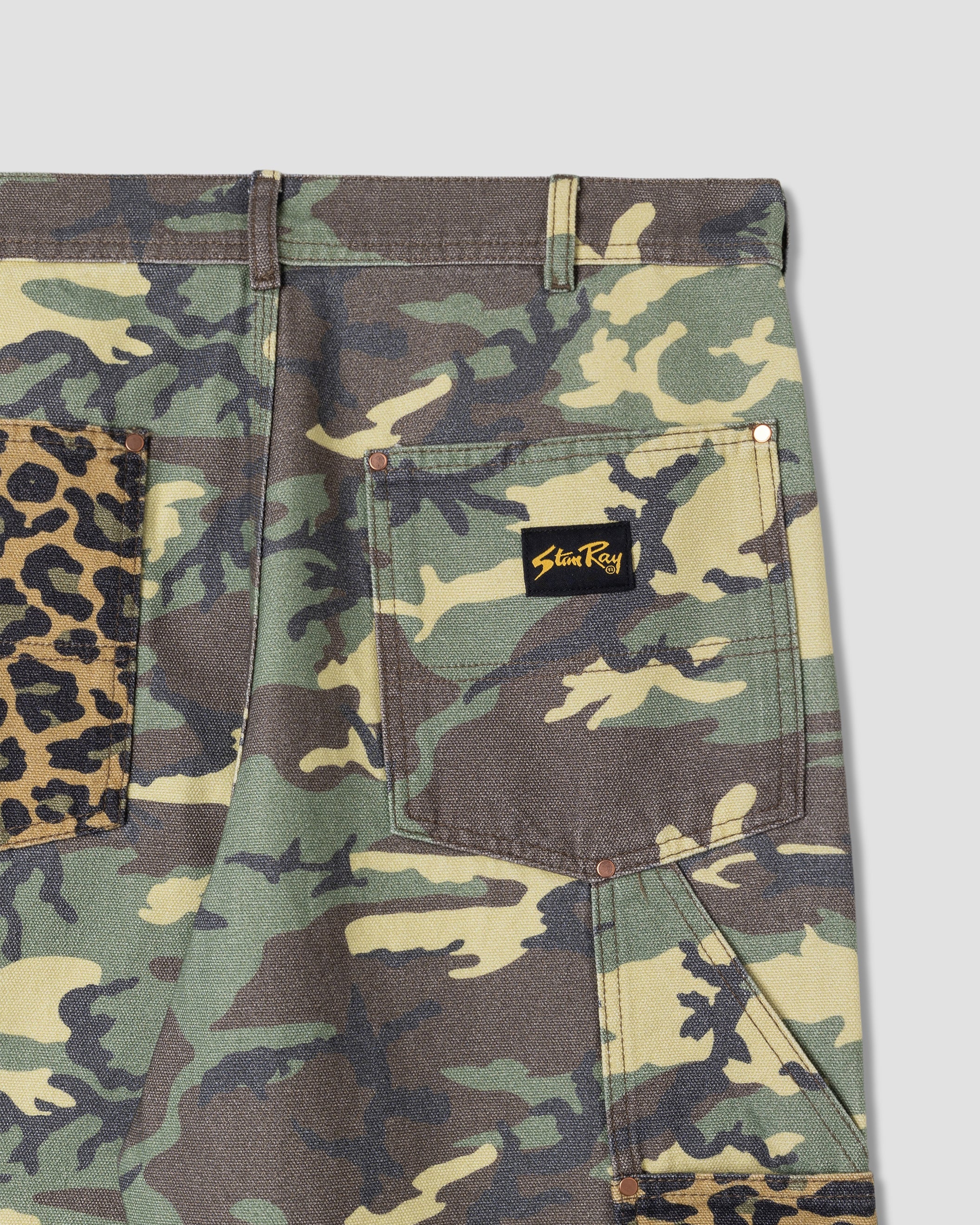 Double Knee Pant - Woodland DPM Duck /Leopard Duck Mix - Image 3