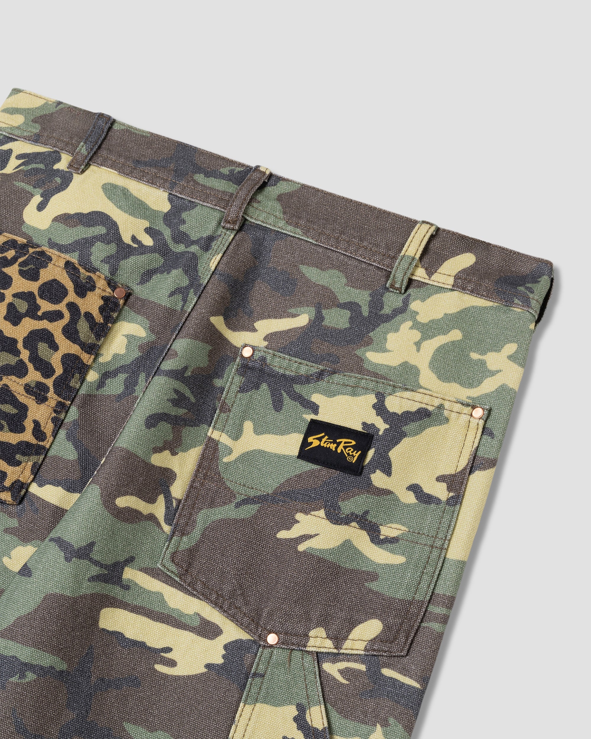 Double Knee Pant - Woodland DPM Duck /Leopard Duck Mix - Image 4