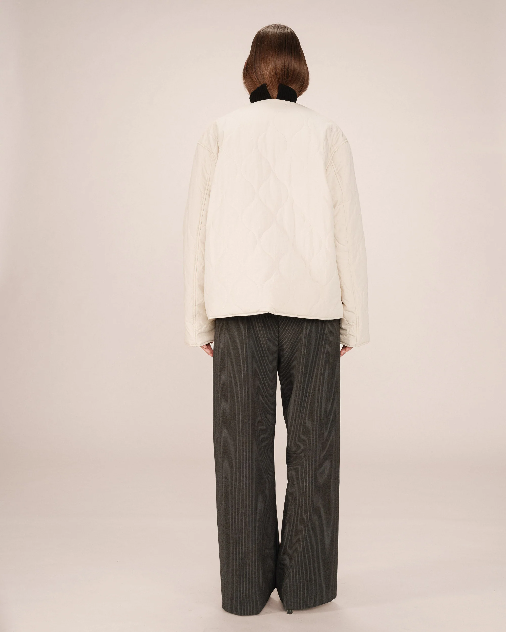 Doudoune Matelassée Beige Shania - Image 6