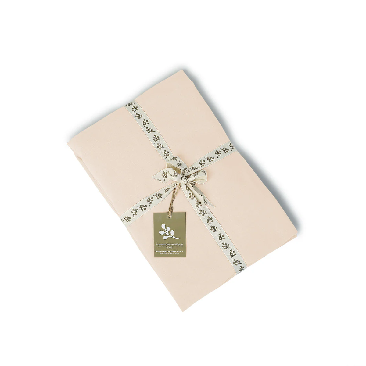 Drap Housse - Coton Lavé - Rose - Luna - Image 9