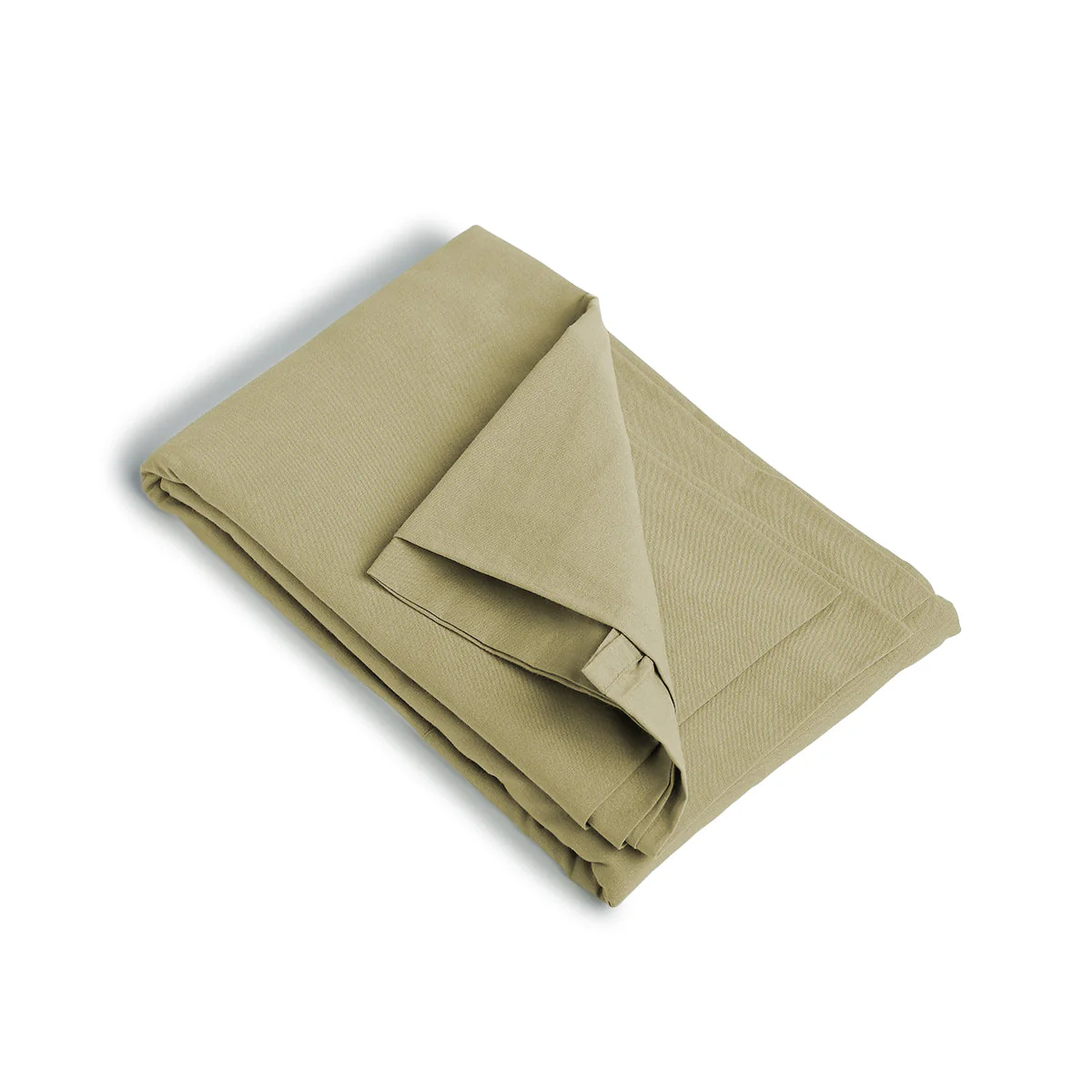 Drap Housse - Coton Lavé - Sable - Luna - Image 8