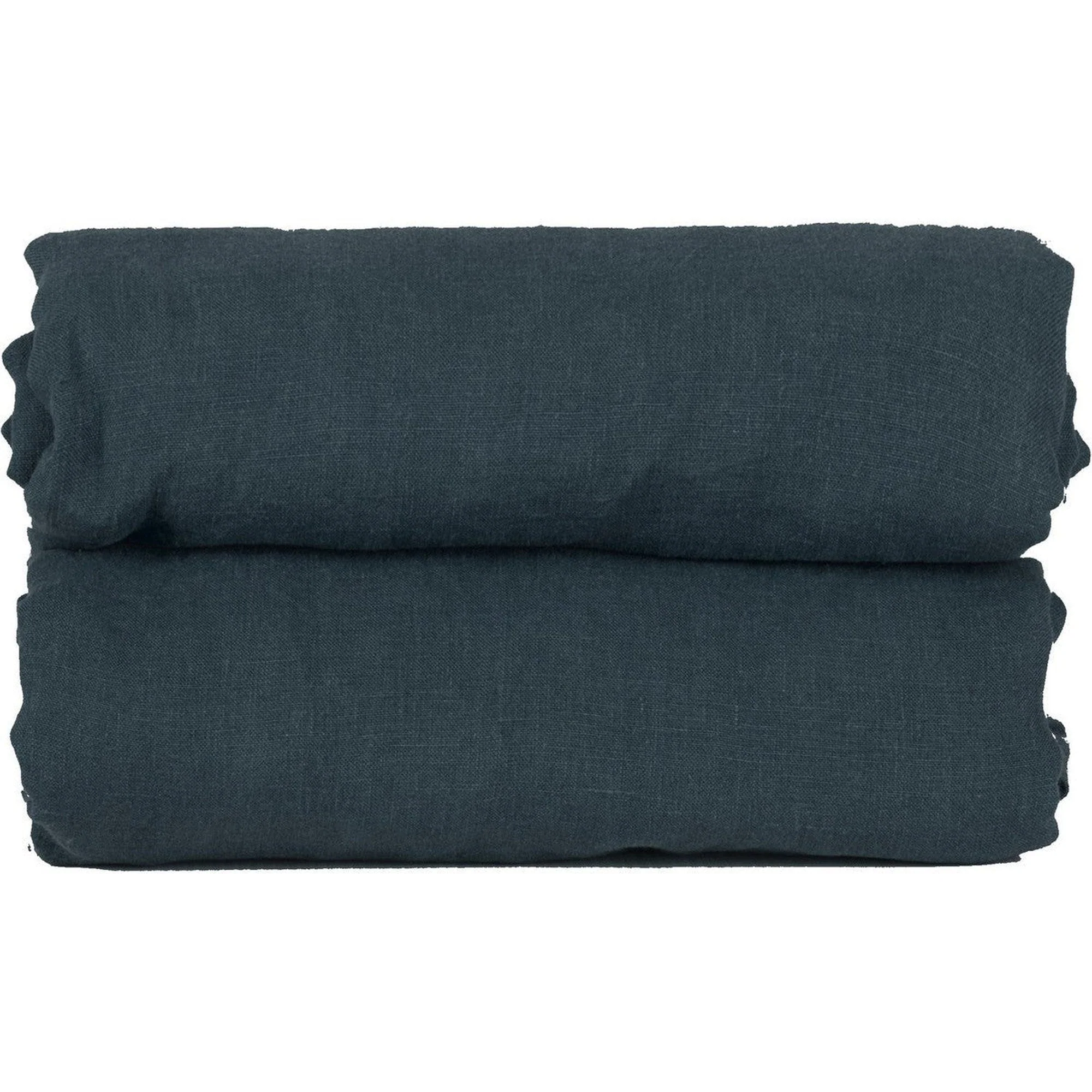 Drap Housse - Lin Lavé - Bleu Encre - Hortense - Image 10
