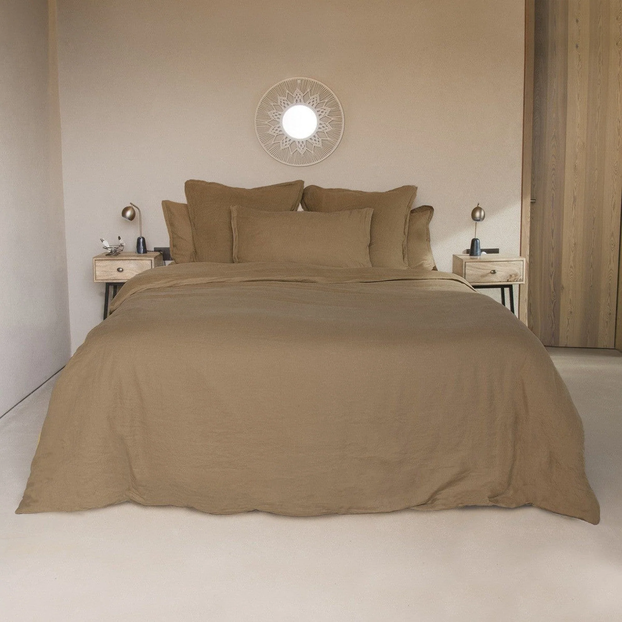 Drap Housse - Lin Lavé - Caramel - Hortense - Image 16