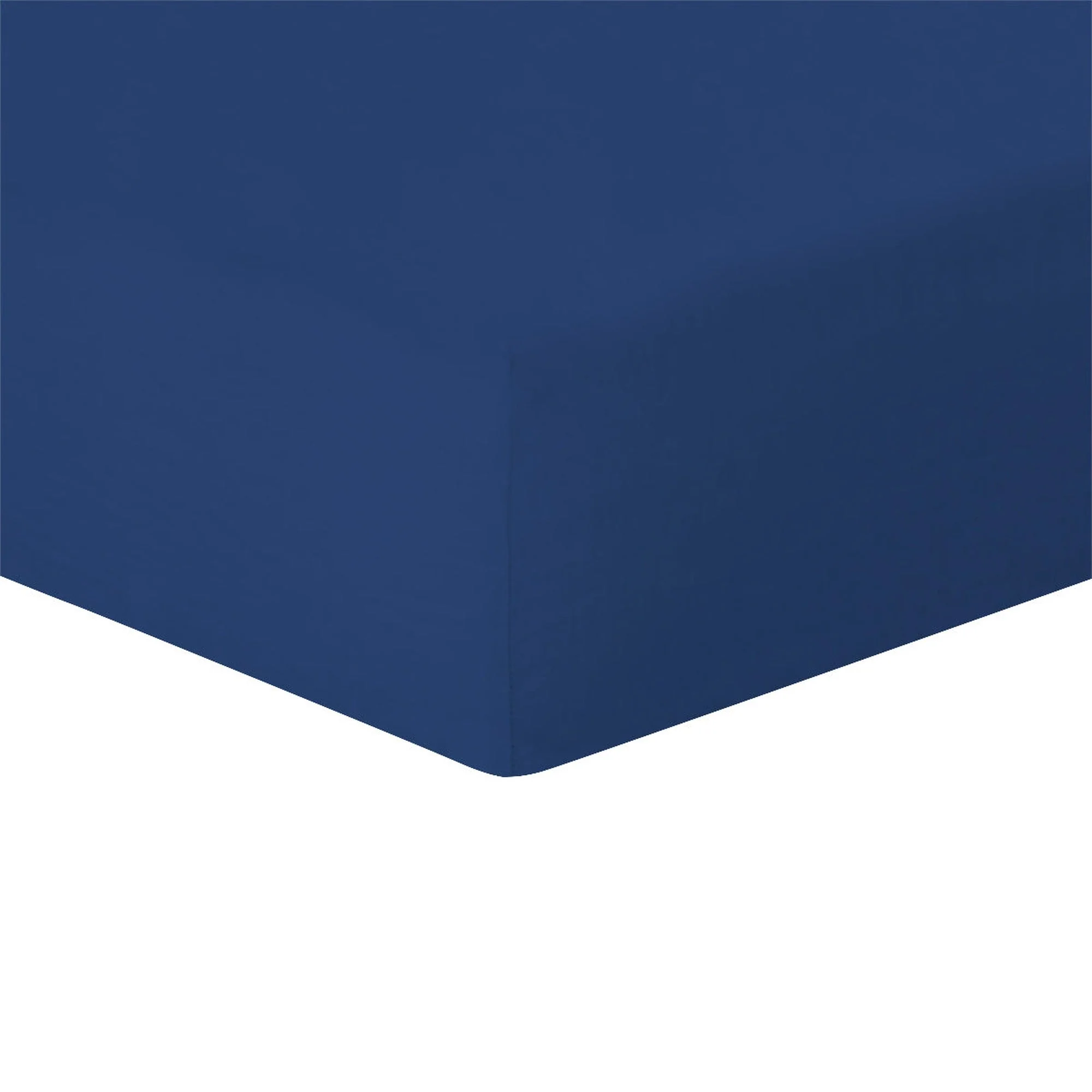 Drap Housse - Lin Lavé - Bleu Indigo - Hortense - Image 3