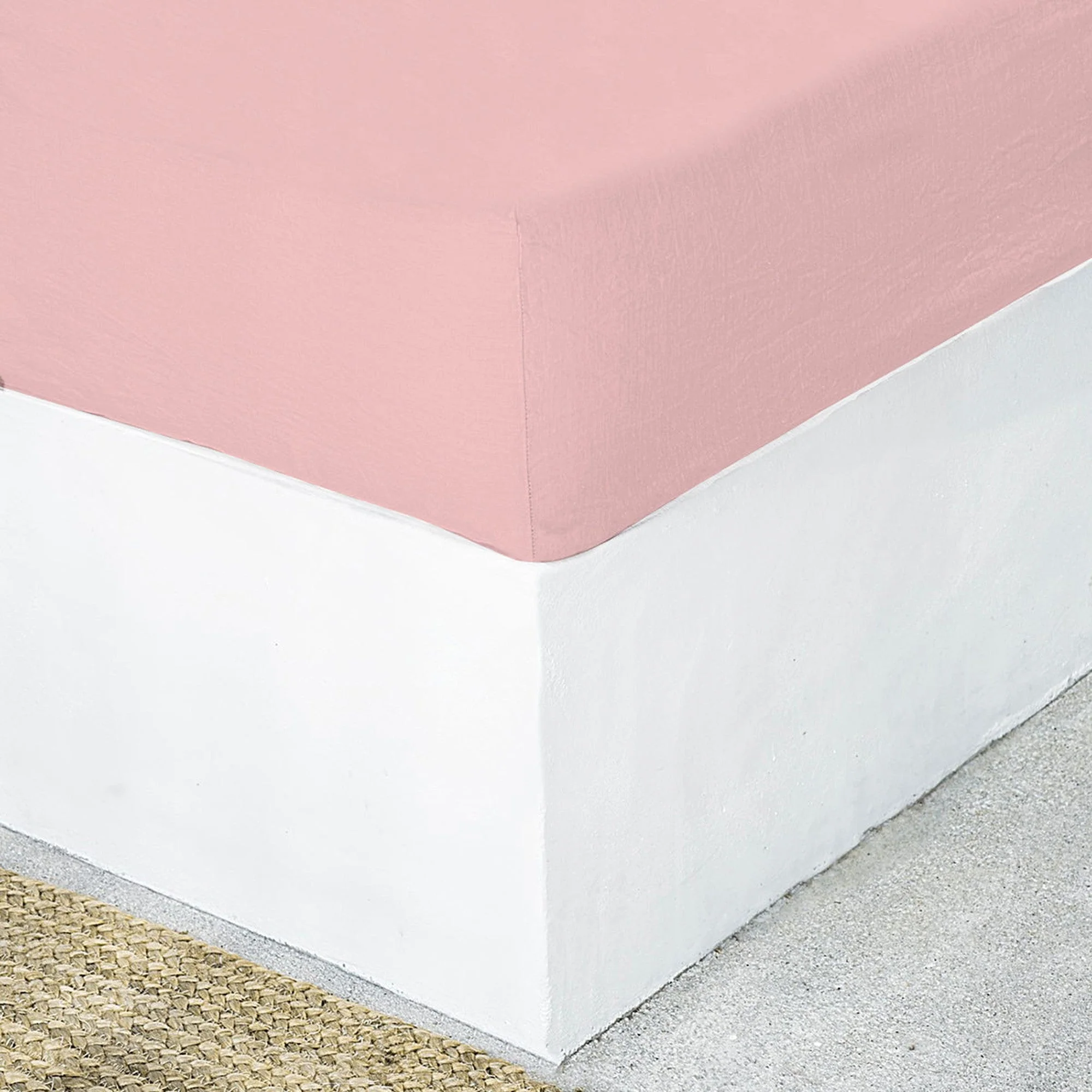 Drap Housse - Lin Lavé - Rose - Hortense - Image 7