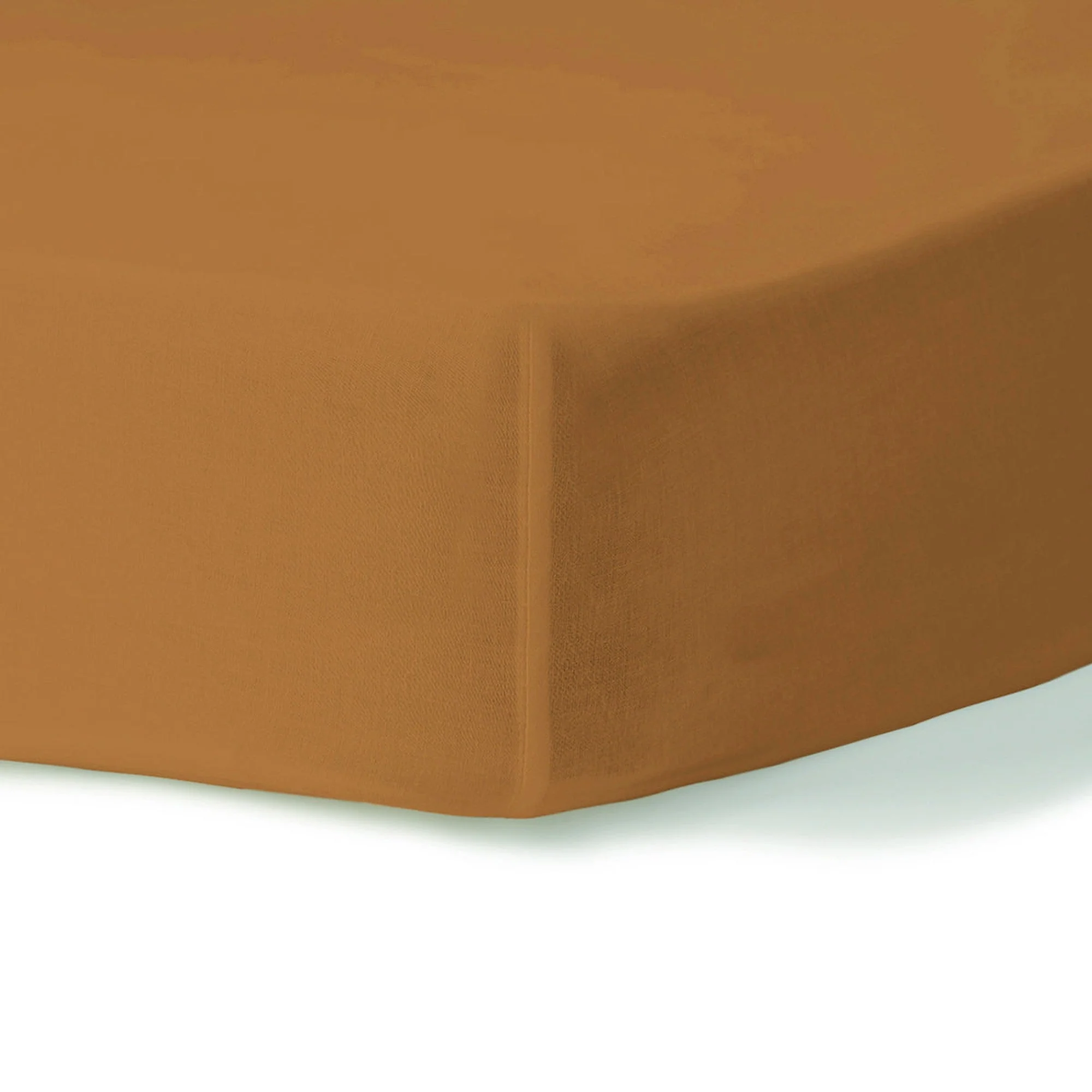 Drap Housse - Percale De Coton - Caramel - Nina - Image 3