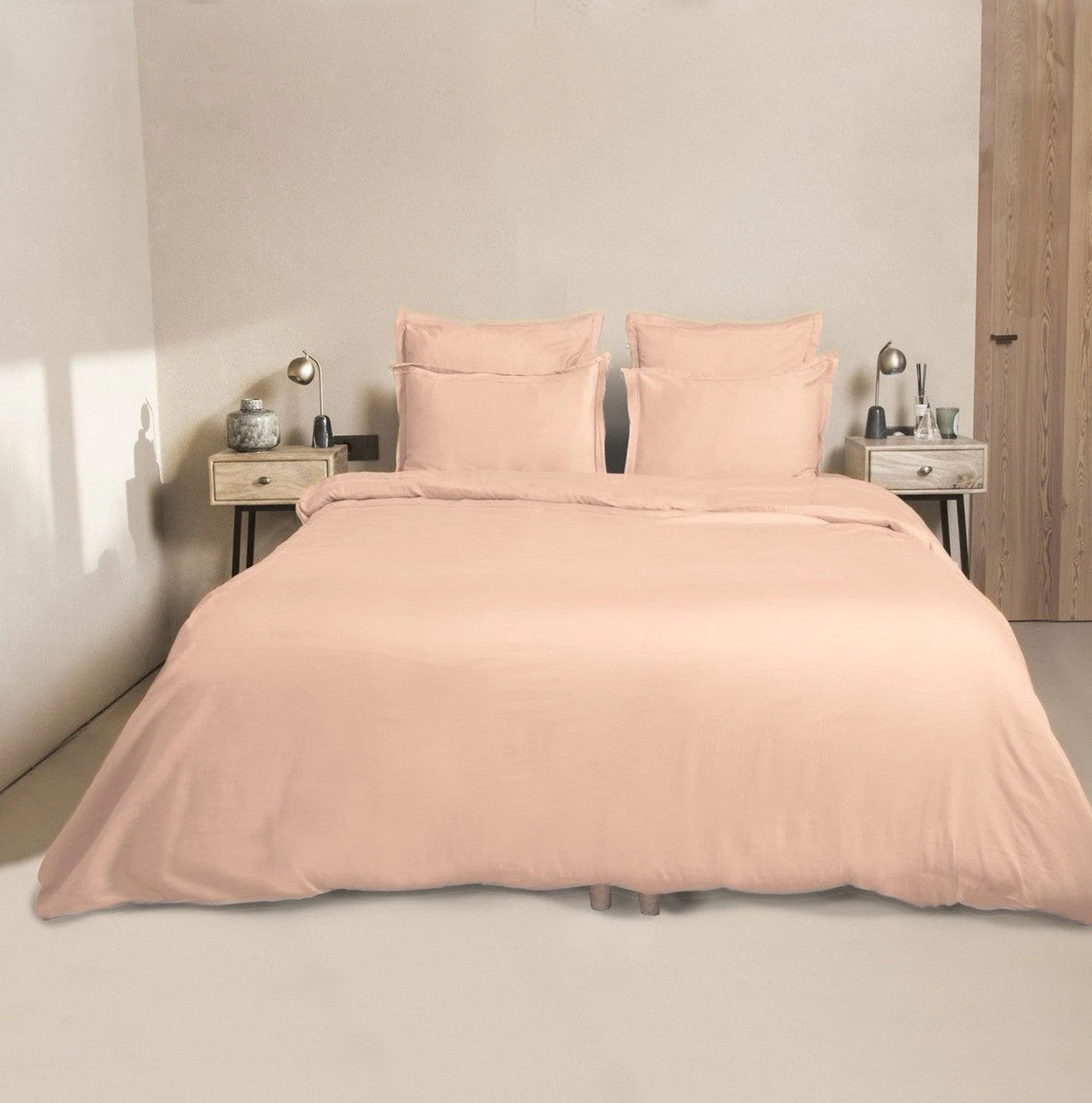 Drap Housse - Satin De Coton - Rose - Julia - Image 11